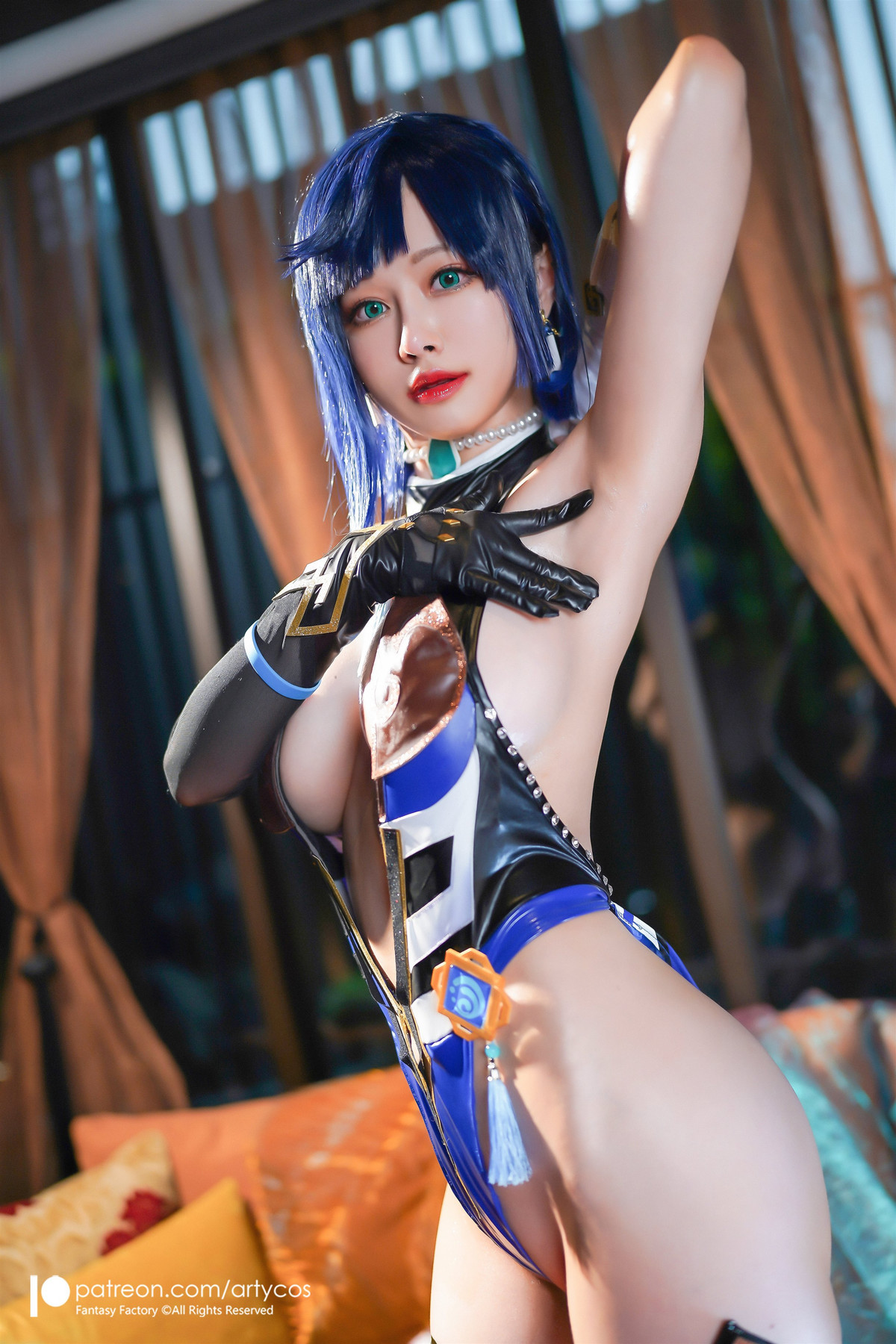 Cosplay Arty亞緹 Yelan 夜兰 Genshin Set.01 4