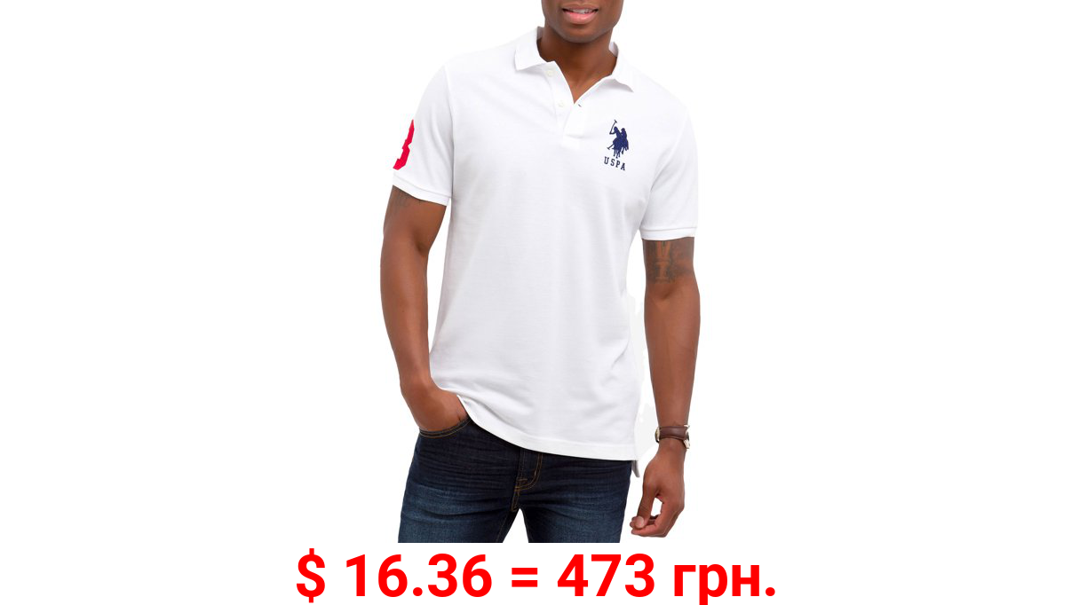 U.s. Polo Assn. Mens Pique Polo T-Shirt