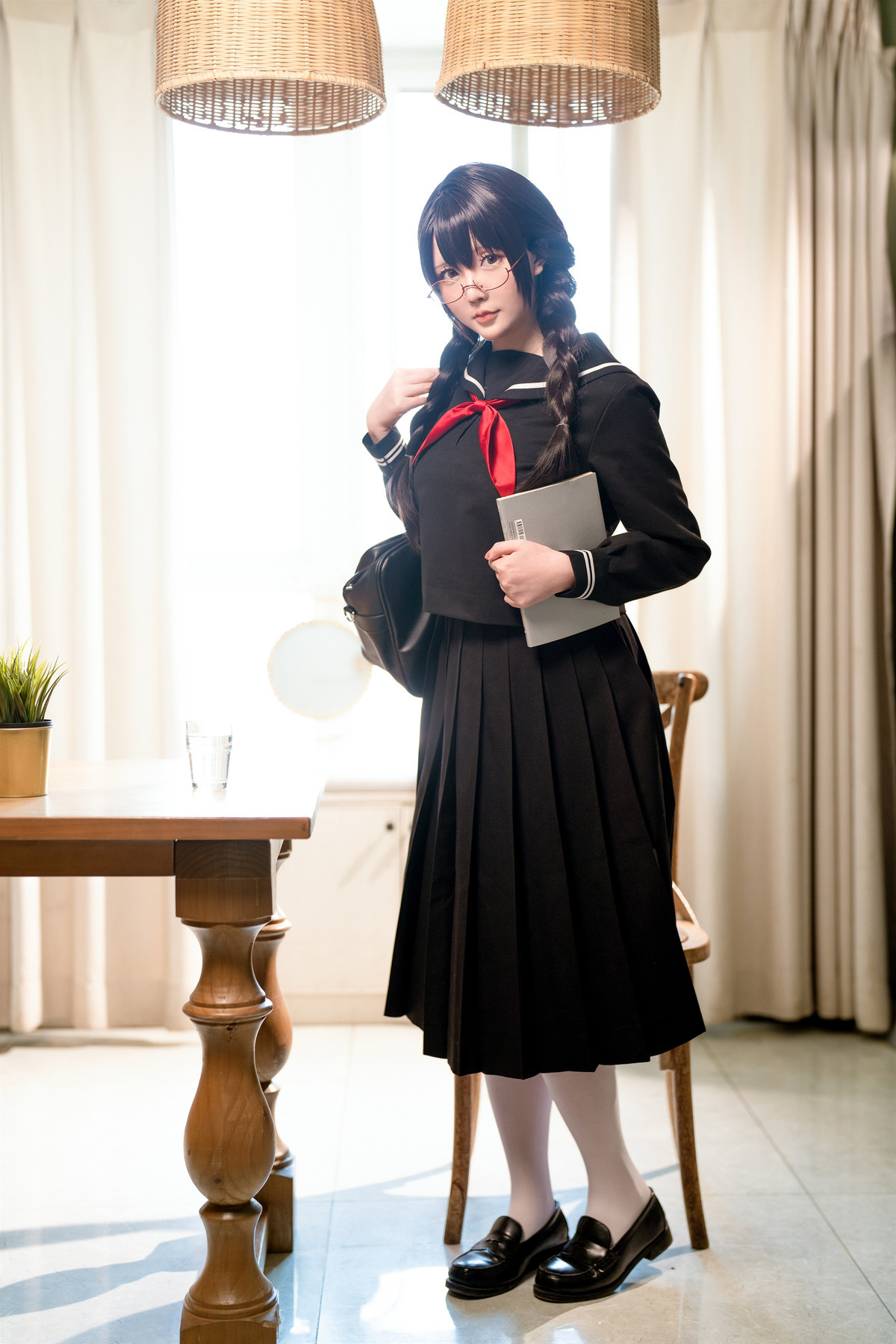 Cosplay 星之迟迟Hoshilily 图书管理员 Set.02 5