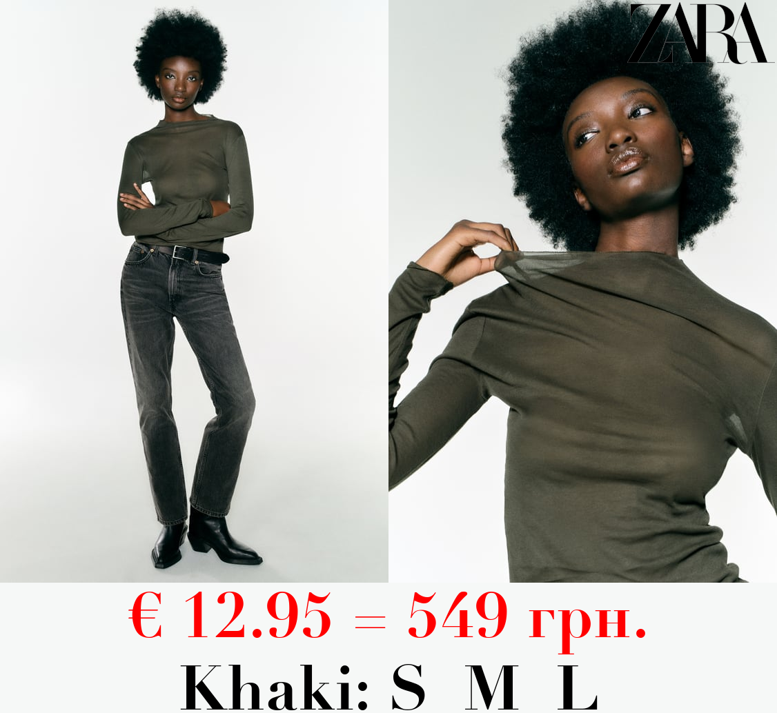 CREPE COTTON T-SHIRT