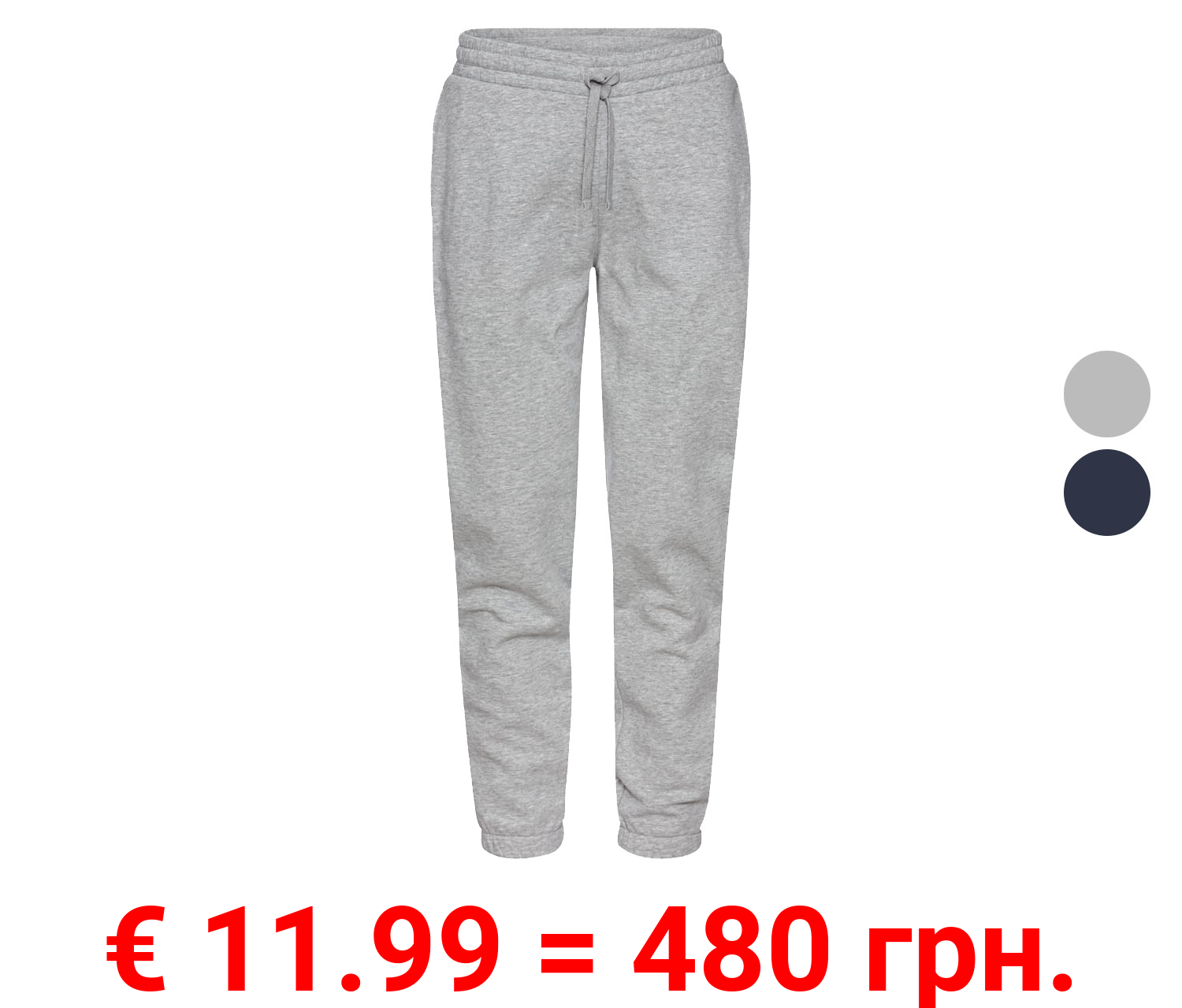 LIVERGY® Herren Sweathose mit hohem Baumwollanteil