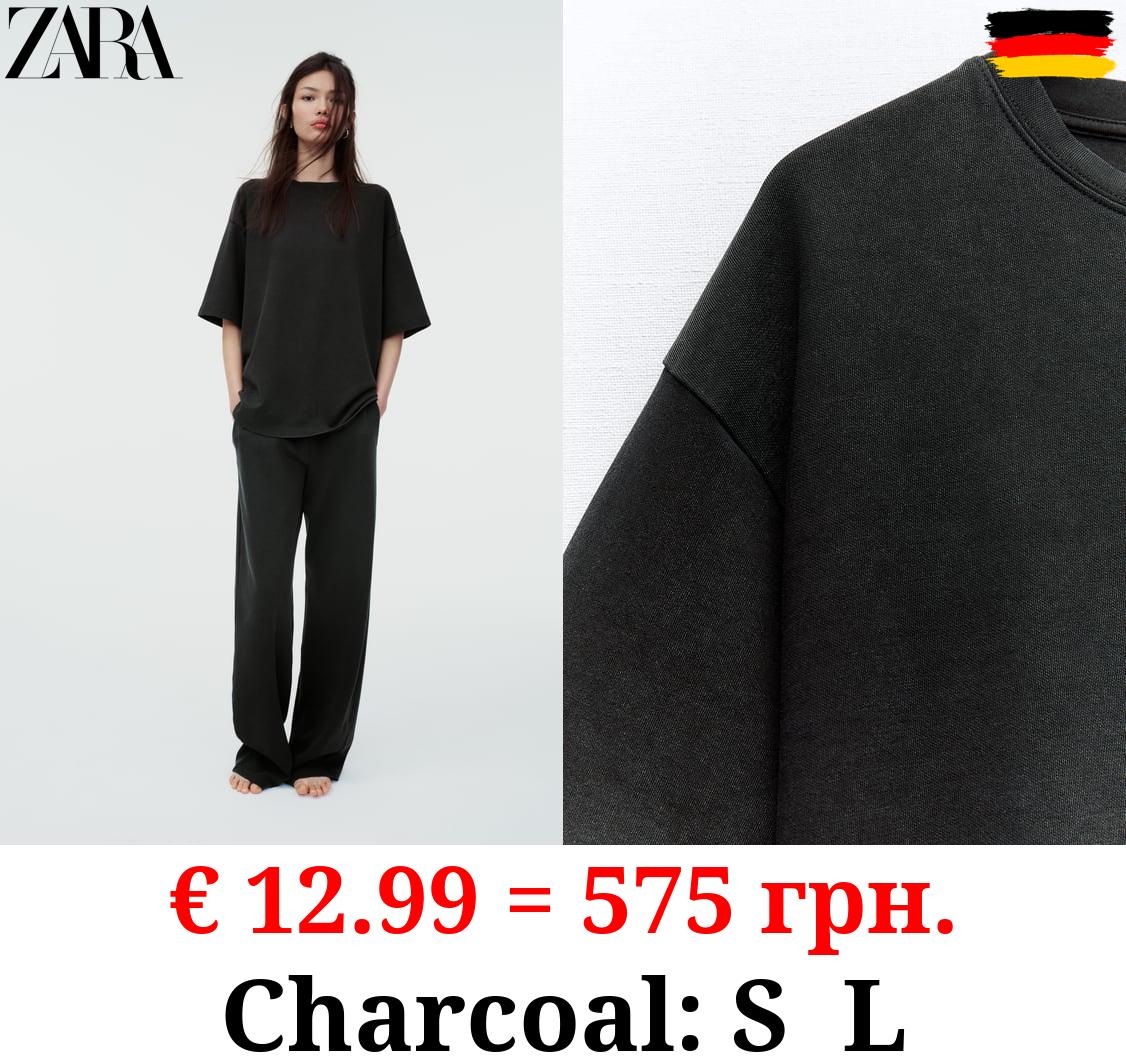 WASHED INTERLOCK T-SHIRT