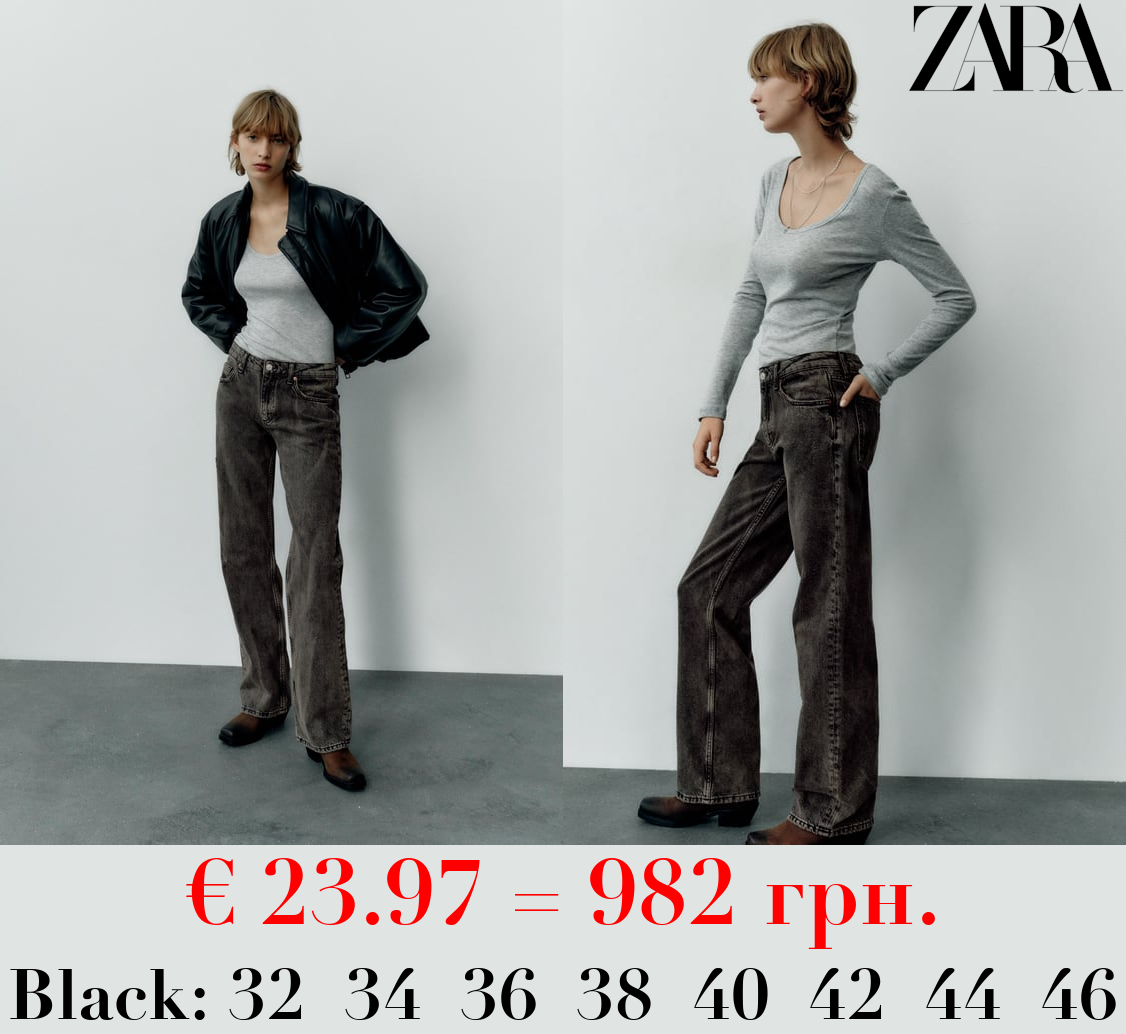 MID-RISE WIDE-LEG TRF JEANS
