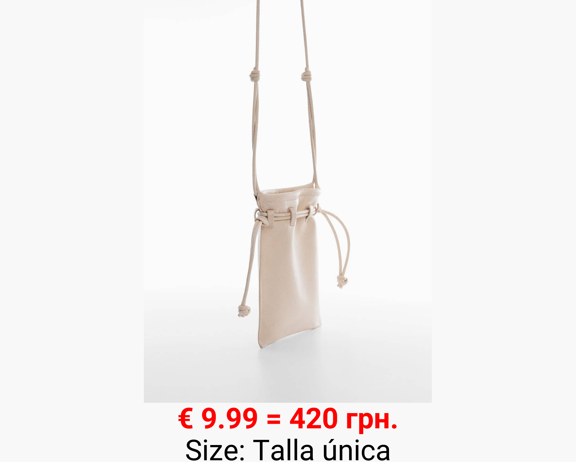 Bolso saco piel mini