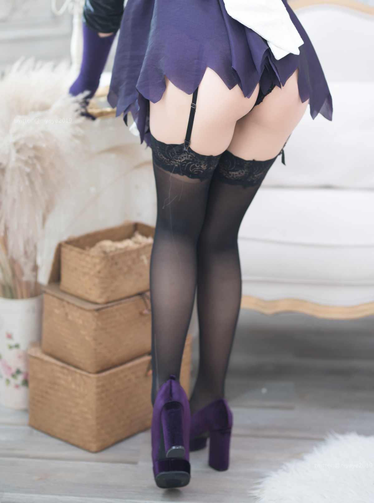 Cosplay 白烨 黑枪呆女仆 40