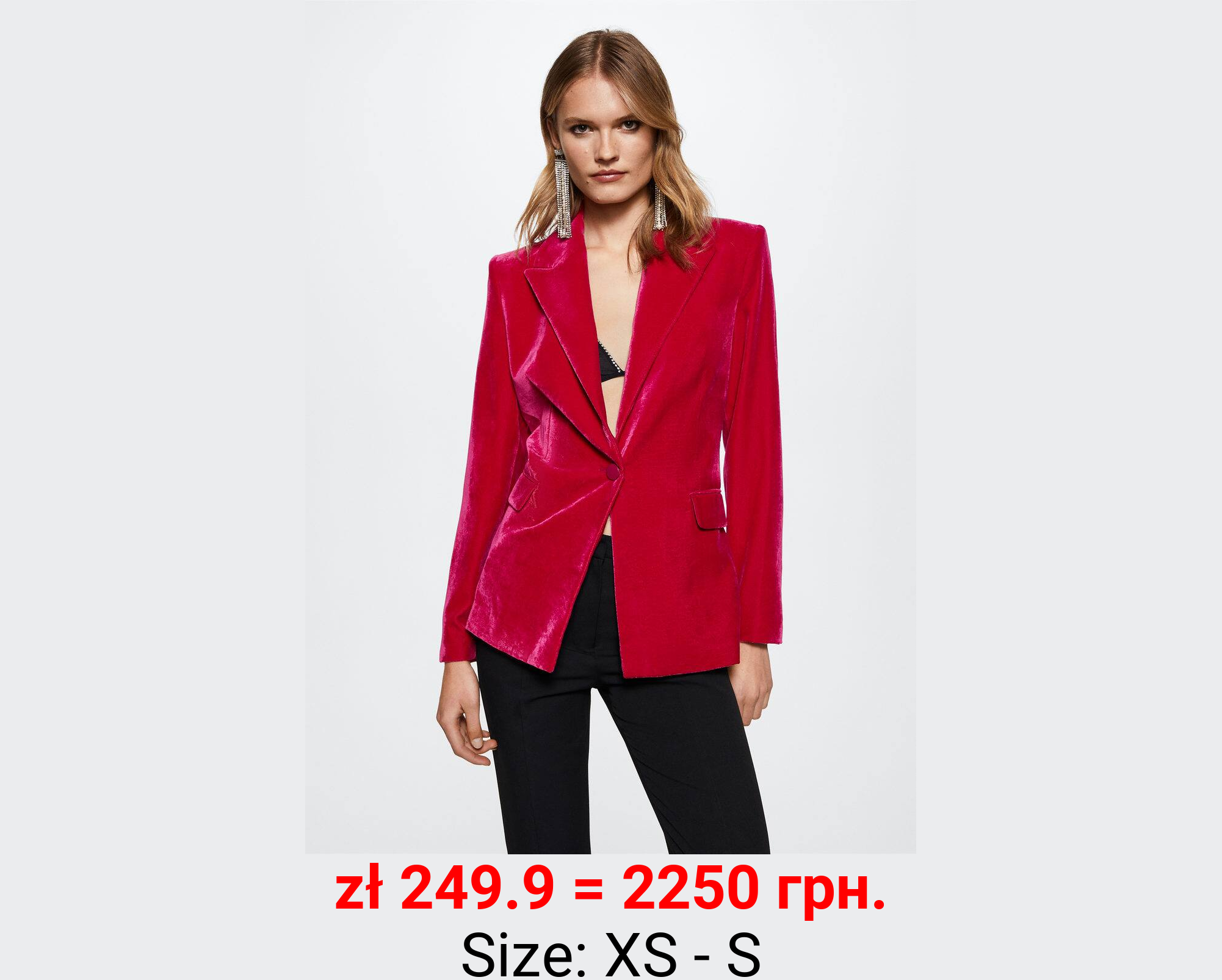 Americana traje terciopelo