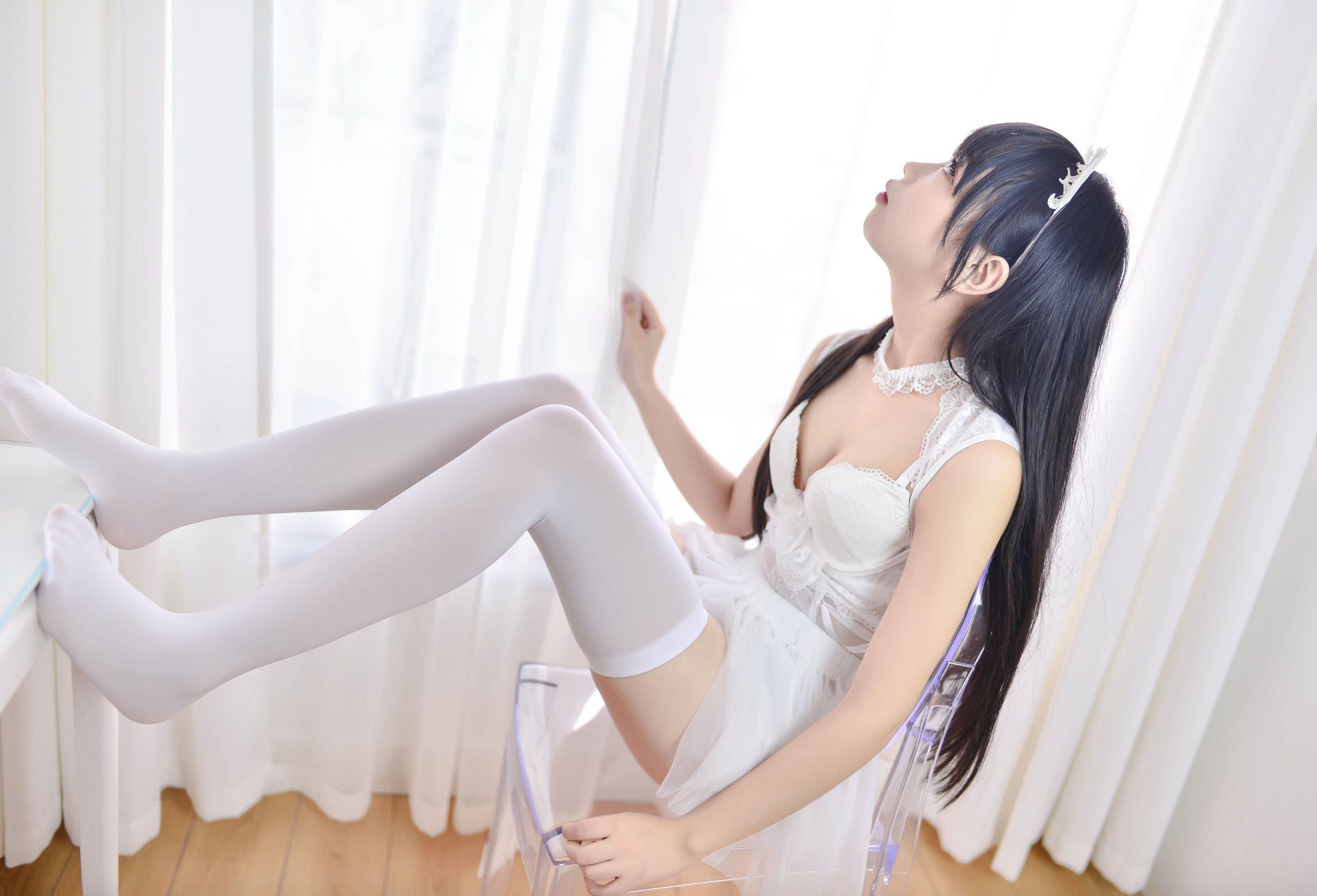 雪琪SAMA-猫系少女白猫 [31P] 22