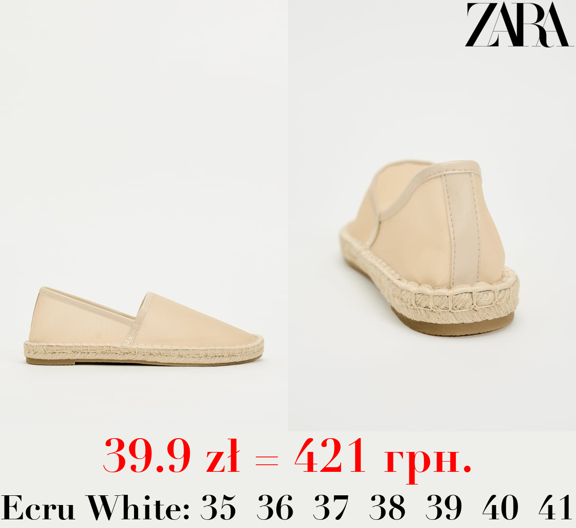 MESH ESPADRILLES