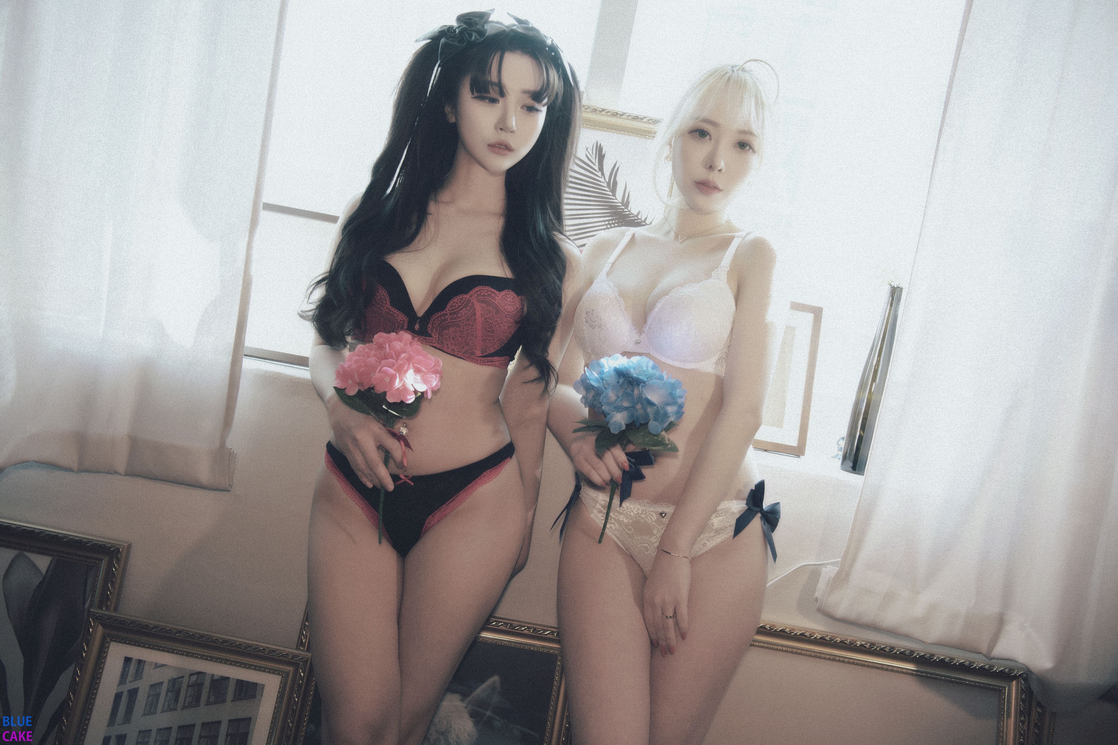 Bomi (보미) - NO.015 [BLUECAKE] &Zia (지아) Fate Saber x Thosaka Rin -Lingerie ver [128P-1.65GB] 14