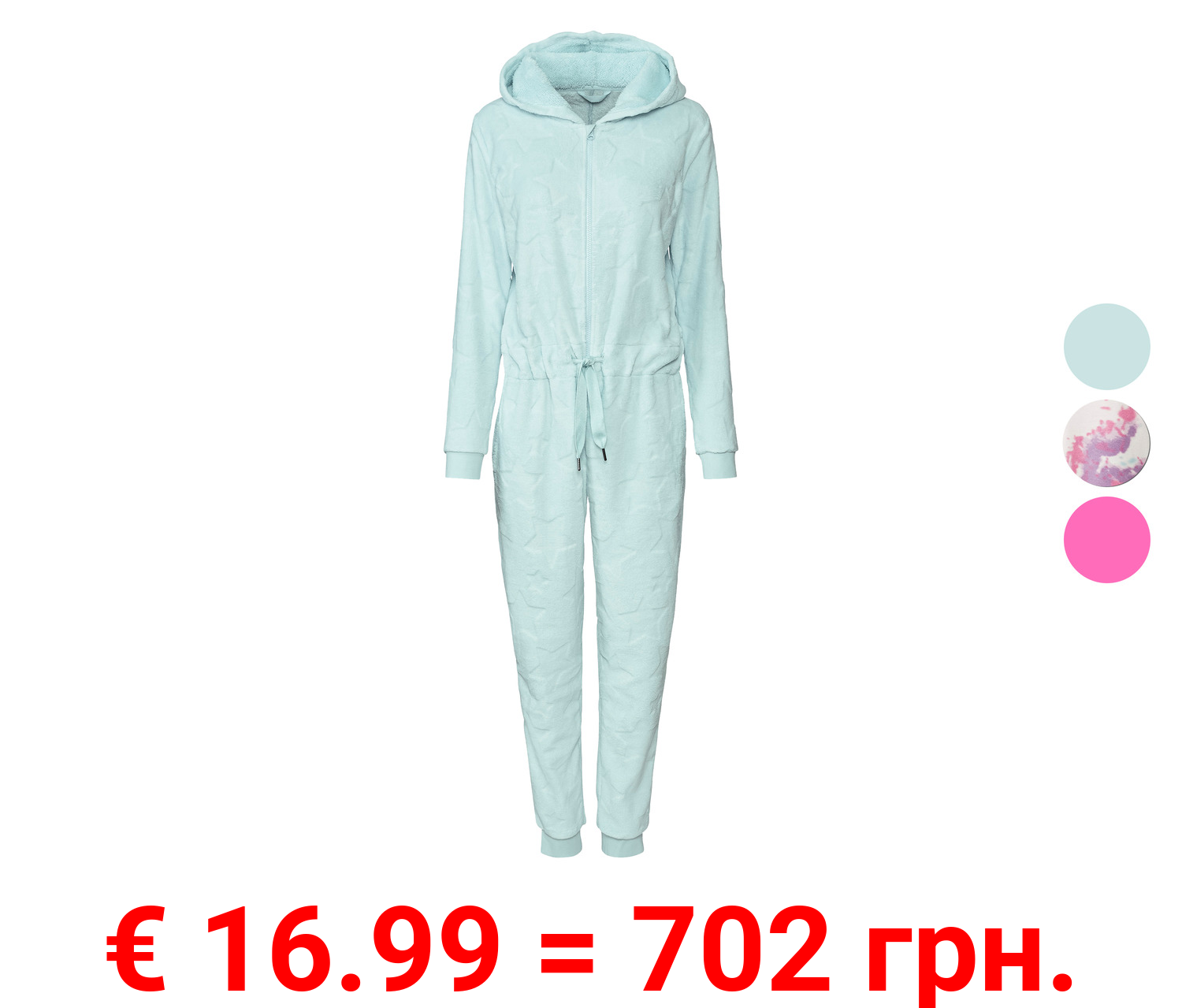 esmara® Damen Jumpsuit aus weicher, wärmender Plüsch-Qualität