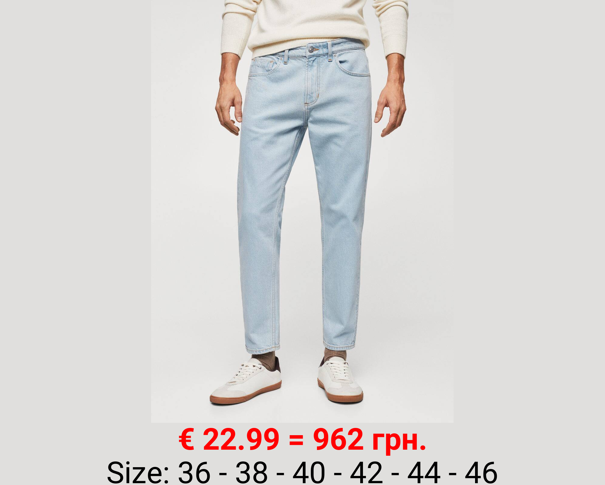 Jeans ben tapered cropped
