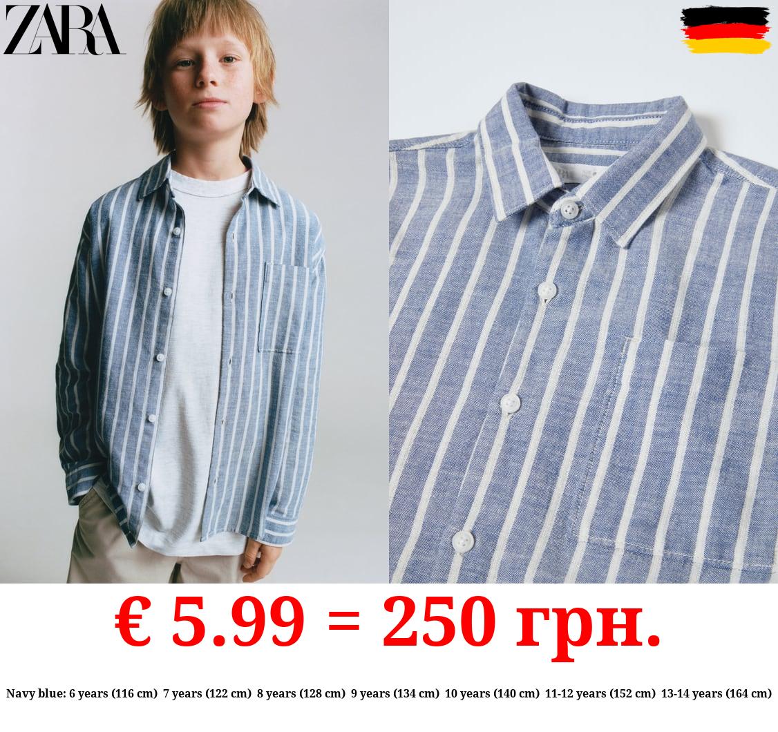 STRIPED SHIRT WITH POCKET