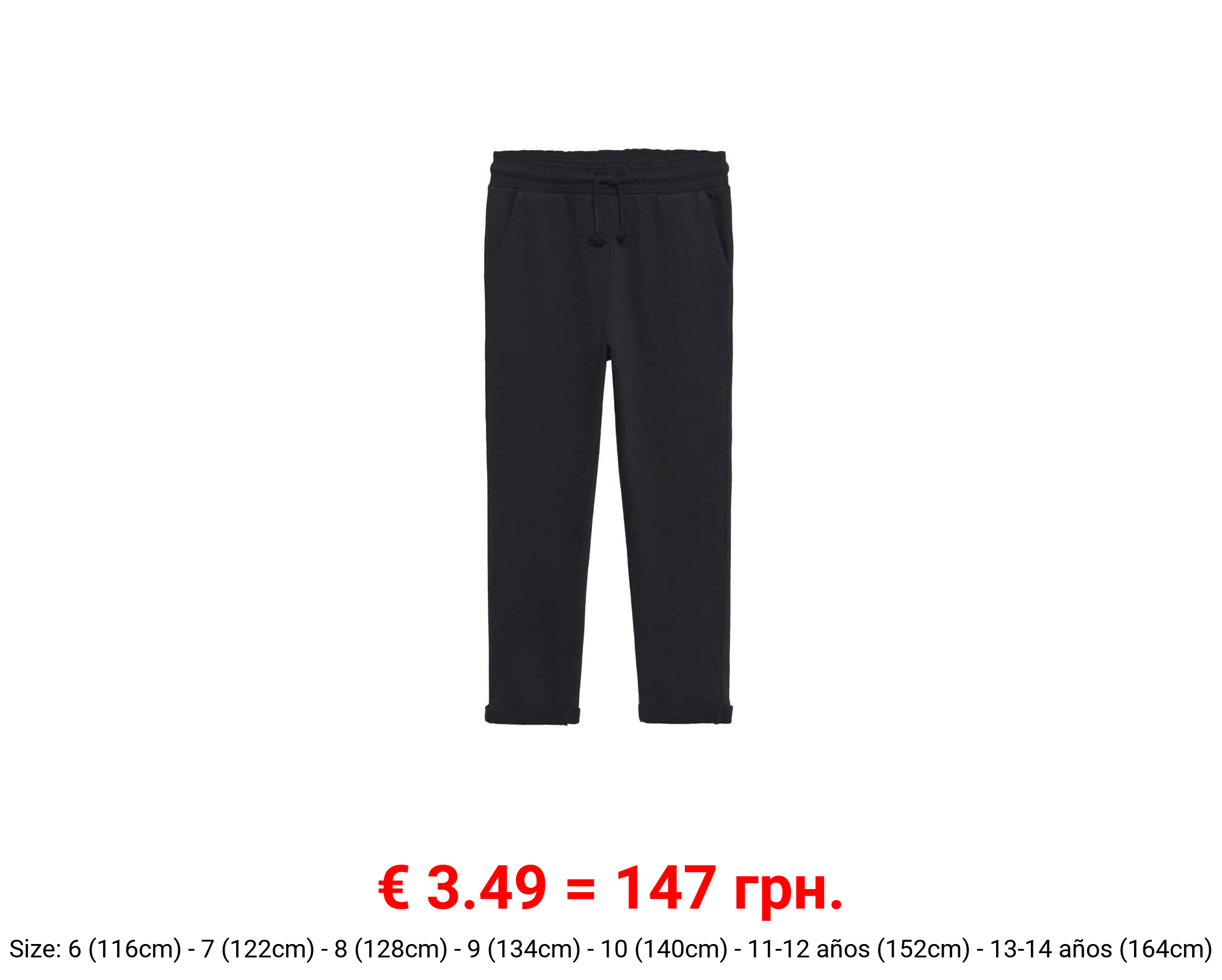 Pantalón jogger algodón