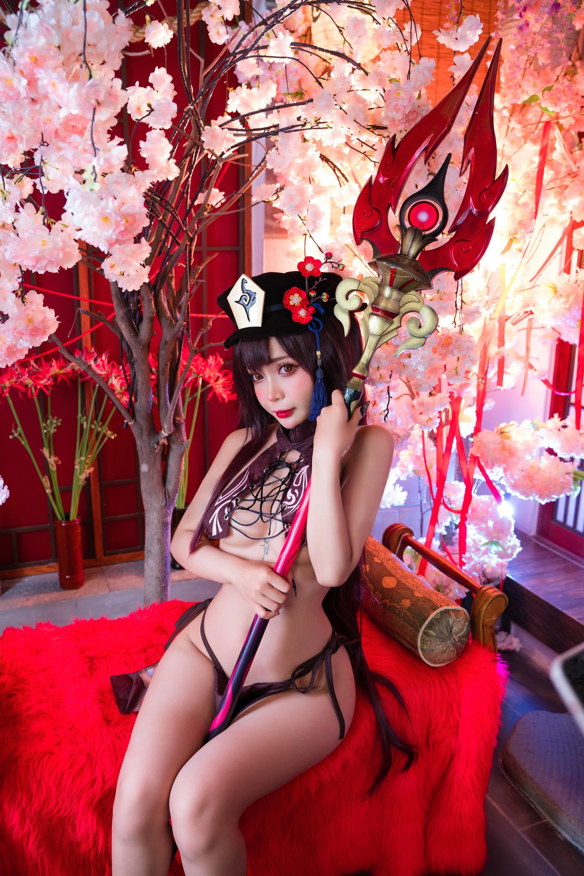 Cosplay Umeko.J Genshin HuTao 胡桃 Set.02 9