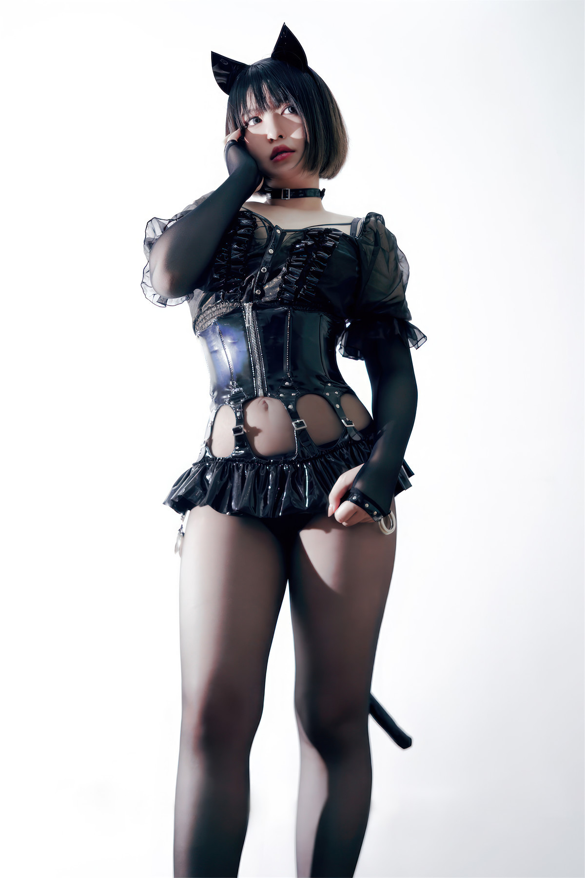 Cosplay 半半子Banbanko 黑猫NEKO 38