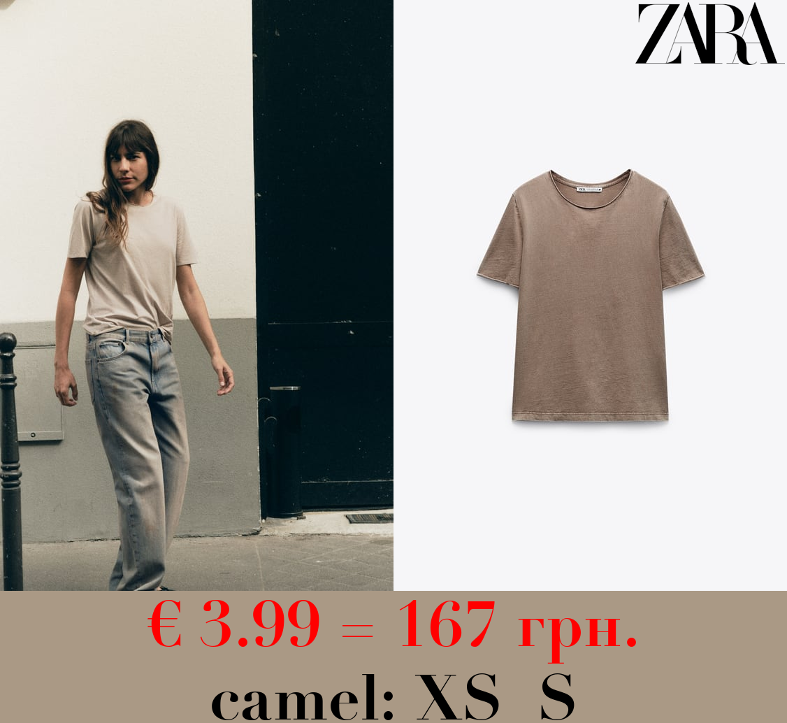 FITTED FADED T-SHIRT