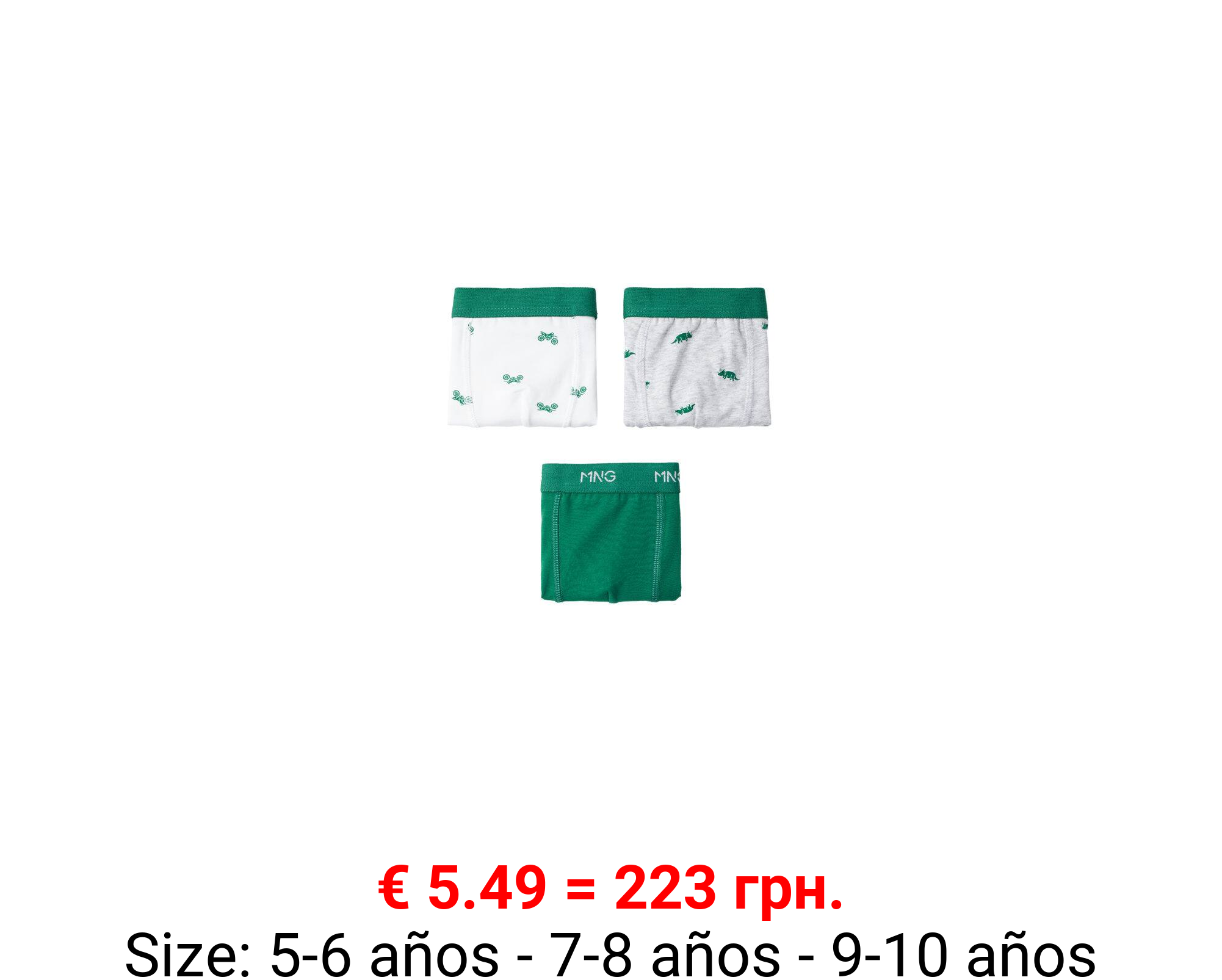 Pack 3 bóxers combinados