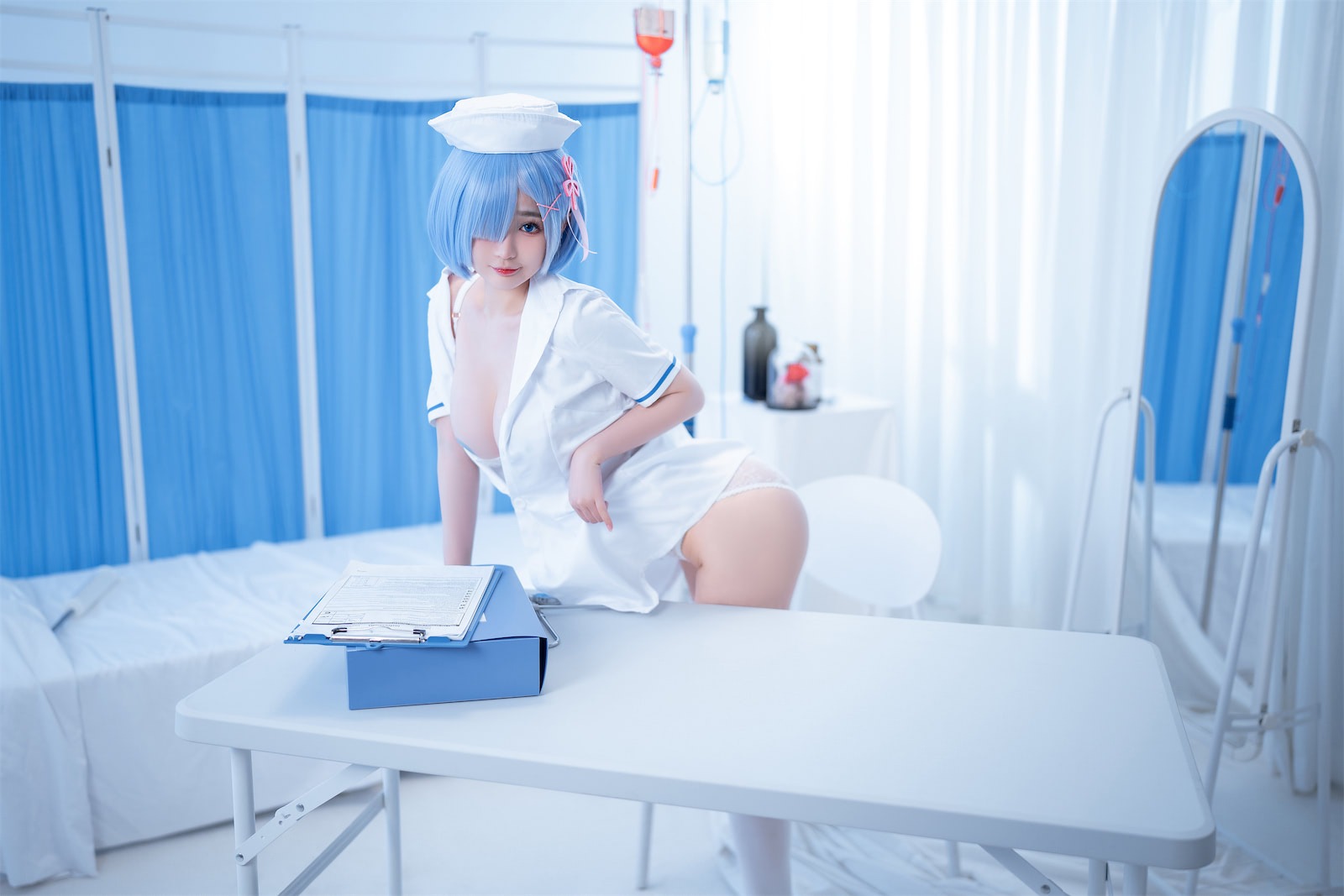 桜井宁宁 蕾姆护士 60