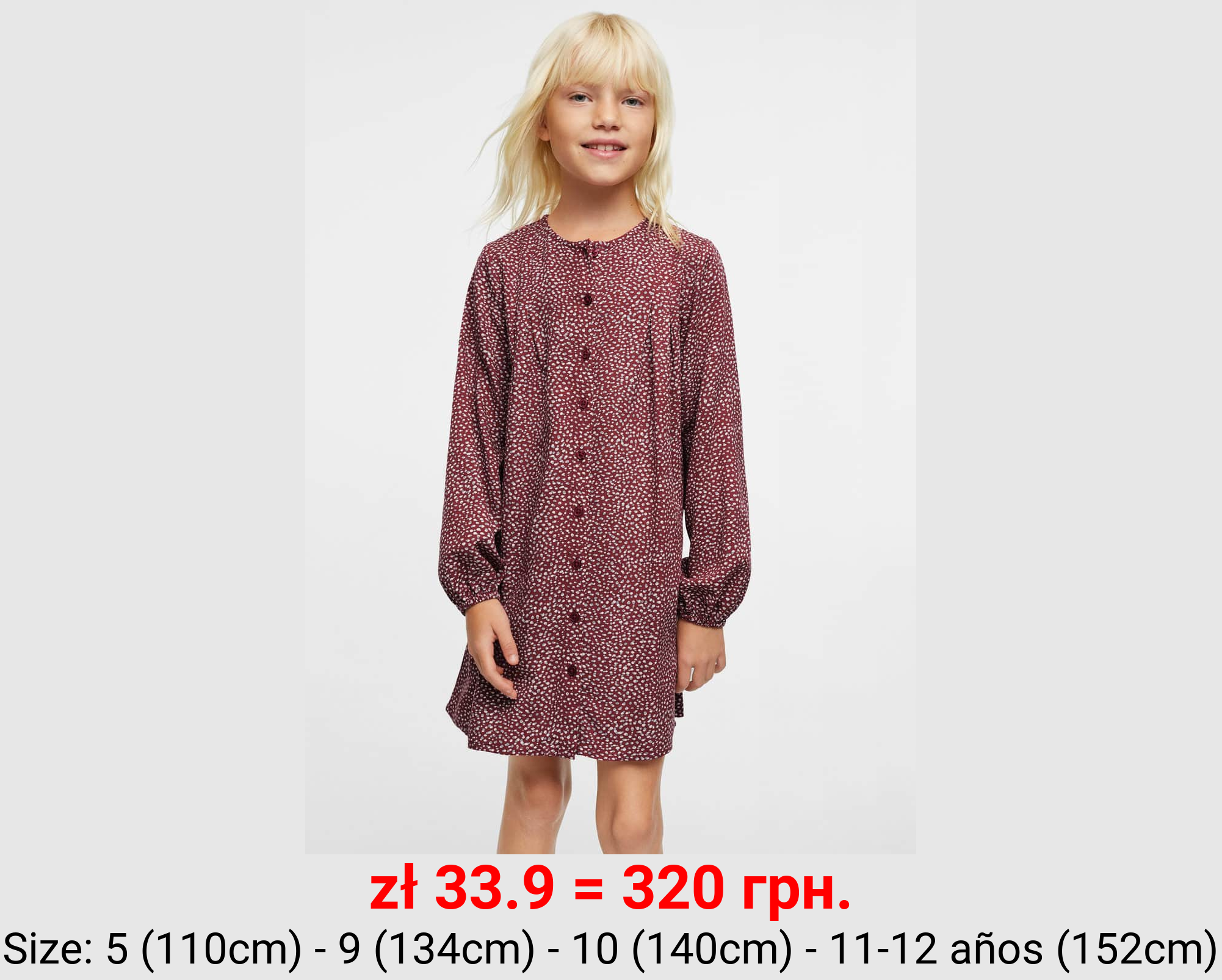 Vestido fluido estampado