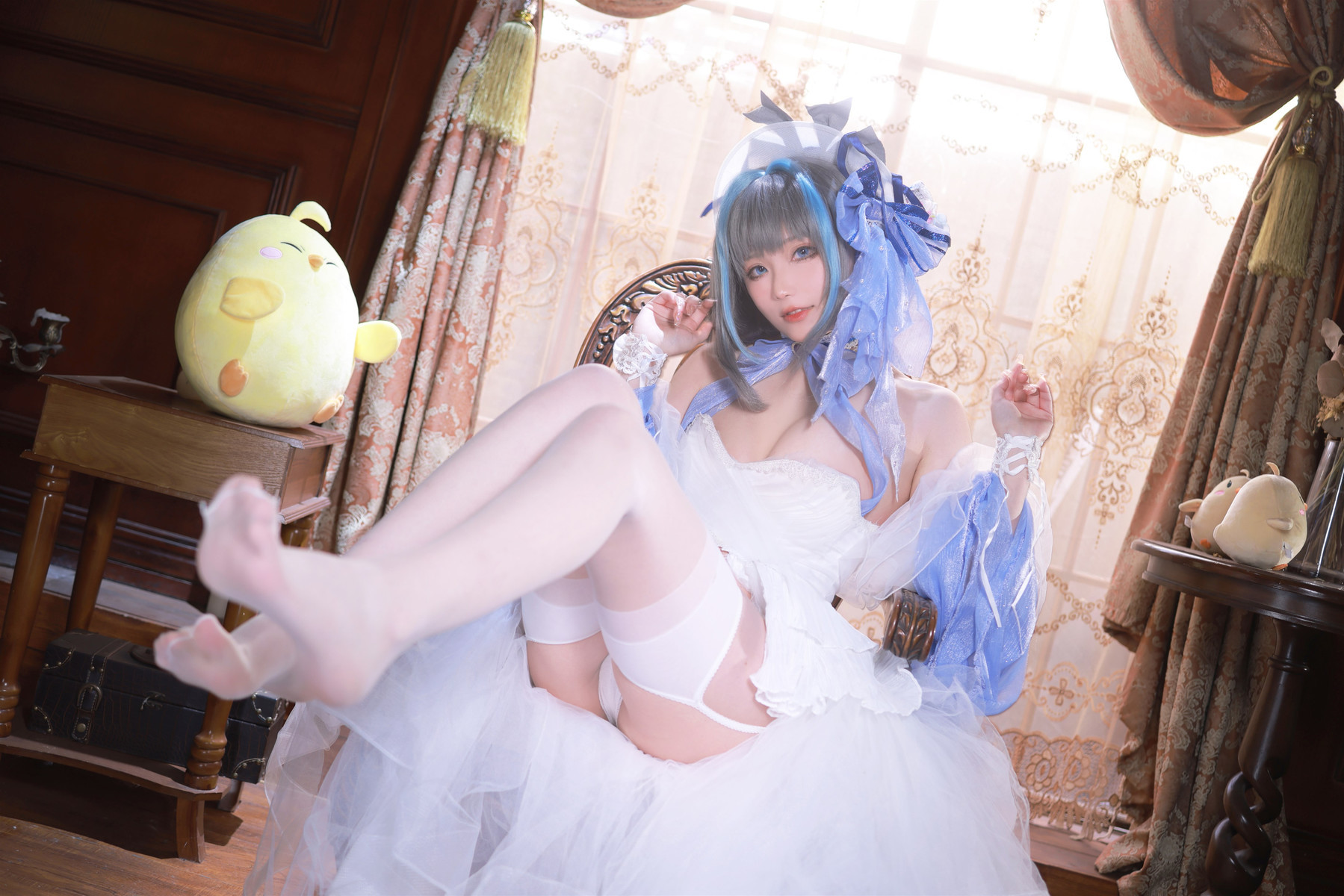 Cosplay 起司块wii 柴郡礼服 32