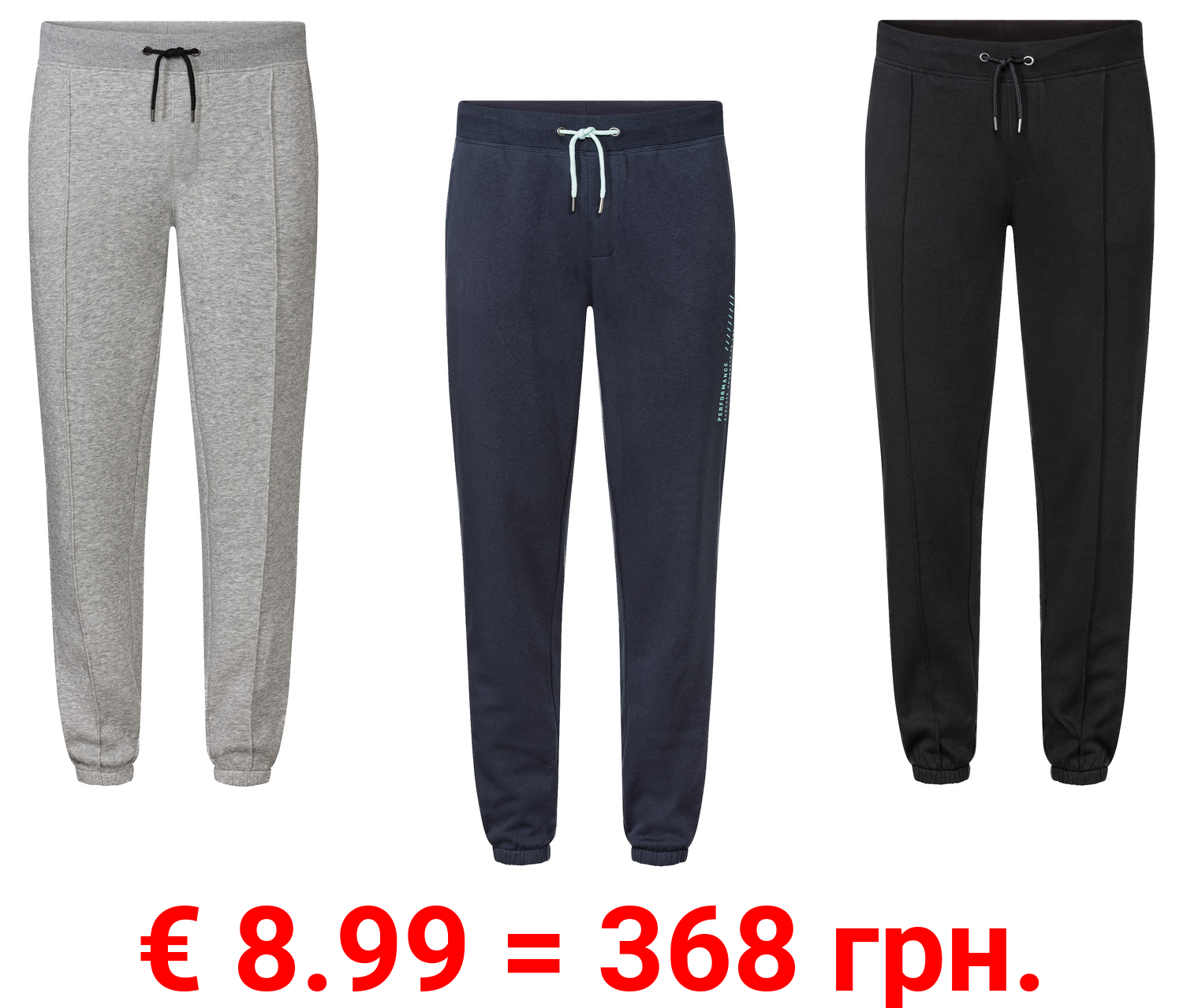 LIVERGY® Herren Sweathose mit Baumwolle