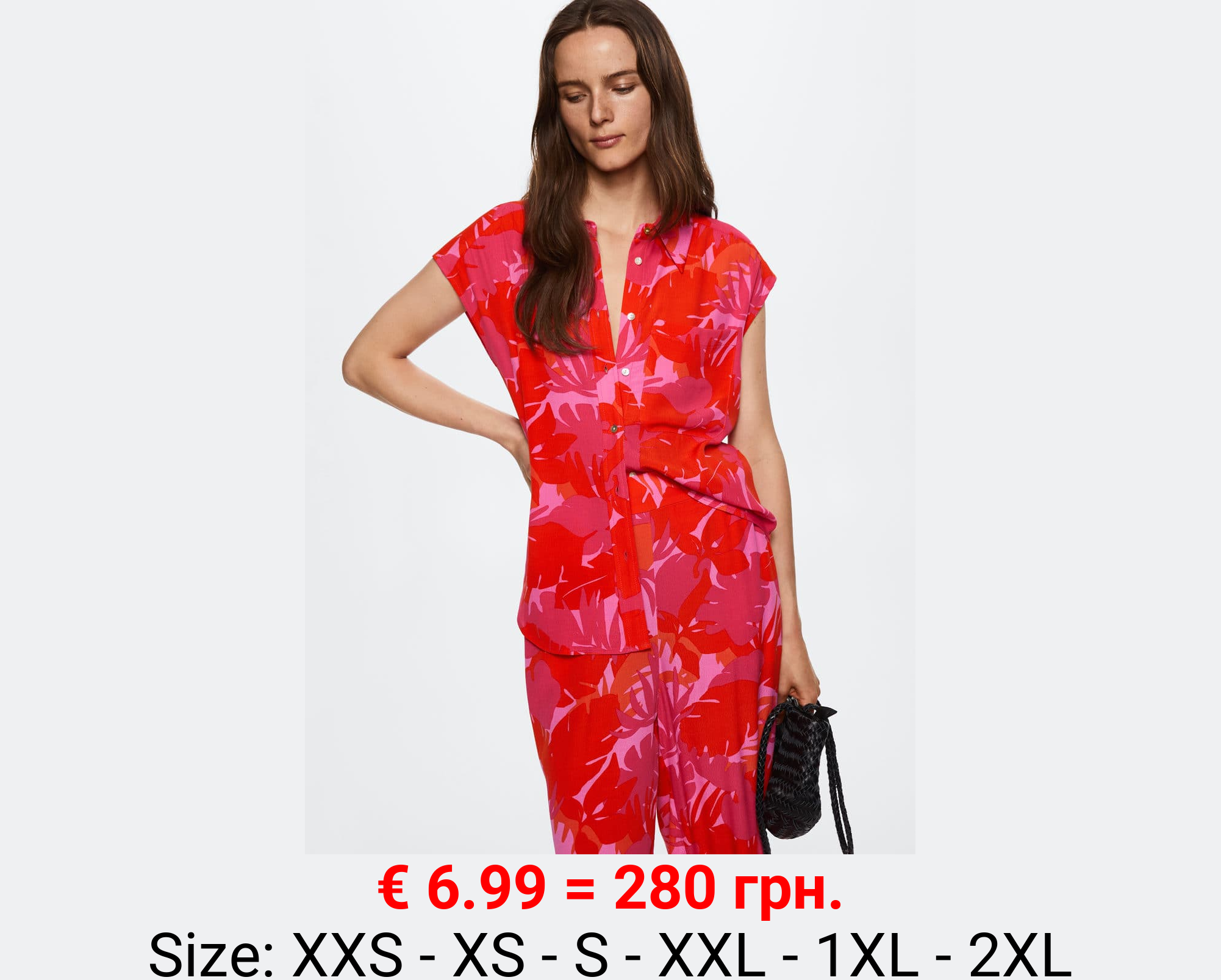 Camisa fluida oversize