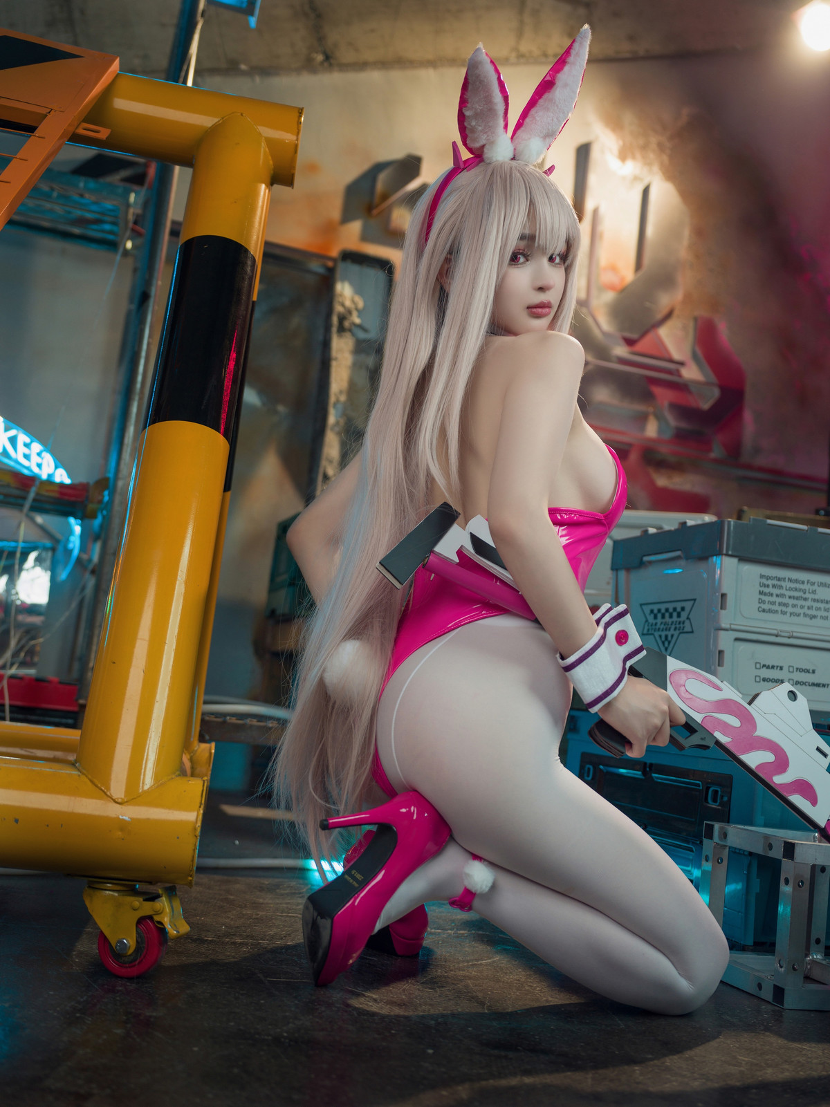 Cosplay 桜井宁宁 Viper Bunny 毒蛇兔女郎 13