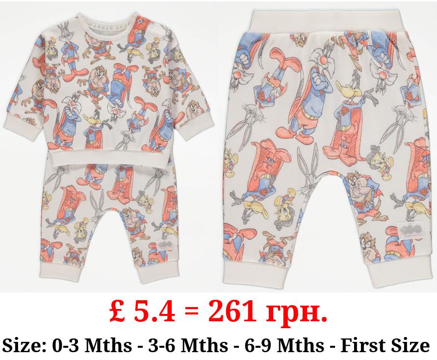 100 Years of Warner Bros Sweatshirt and Joggers Outfit