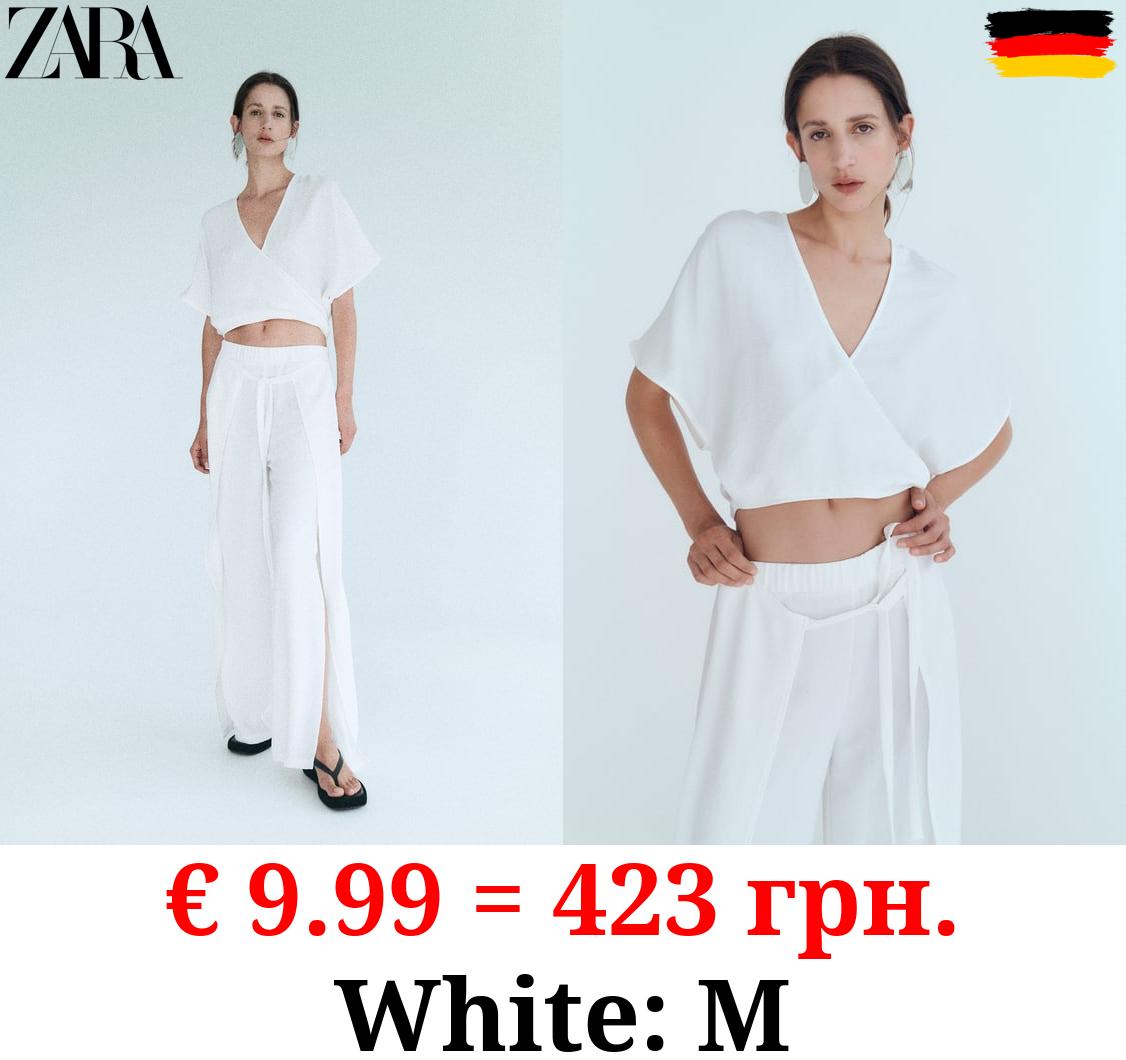 FLOWING WRAP TROUSERS