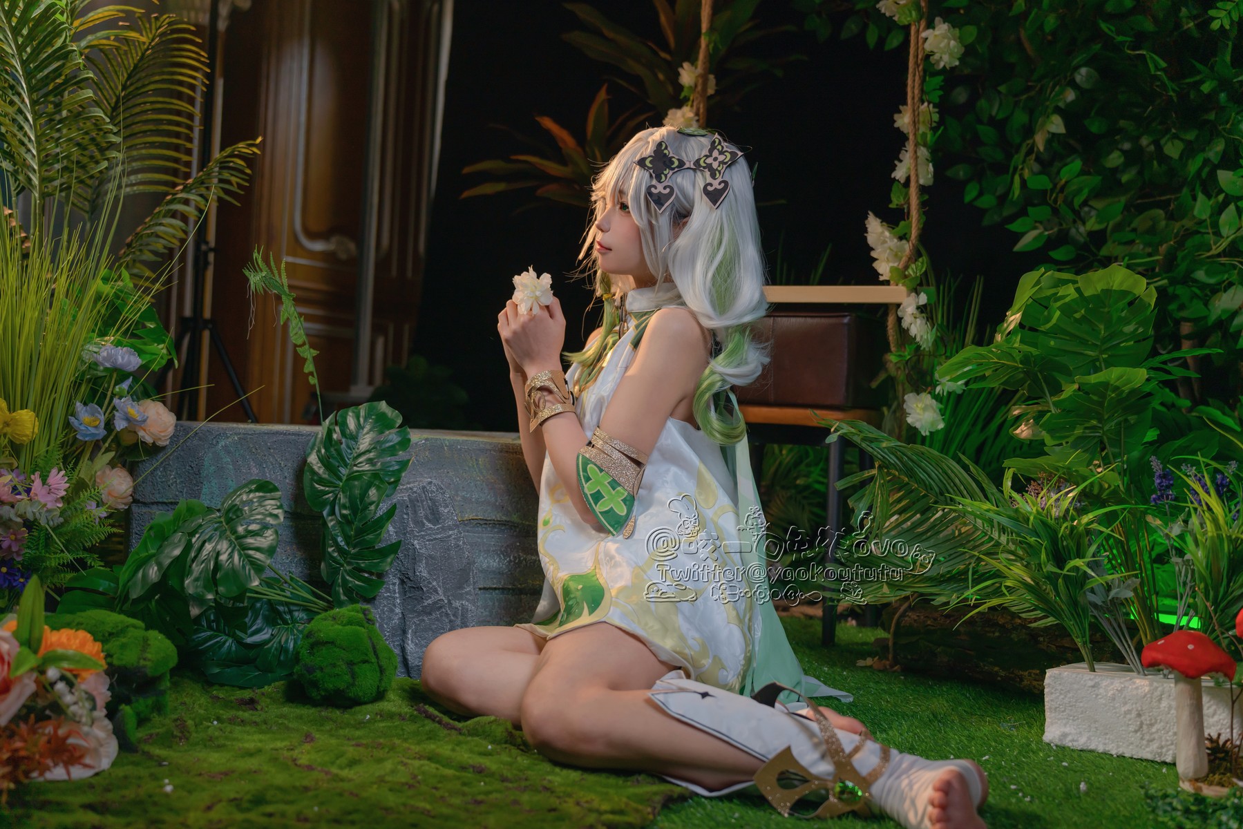 Cosplay 黏黏团子兔 万年萝莉纳西妲 14
