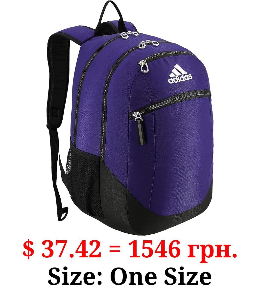 adidas Striker 2 Backpack, Team Collegiate Purple/Black/White, One Size