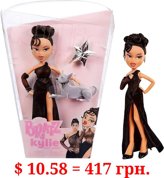 Bratz x Kylie Jenner Night Fashion Doll with Evening Gown, Pet Dog, and Poster