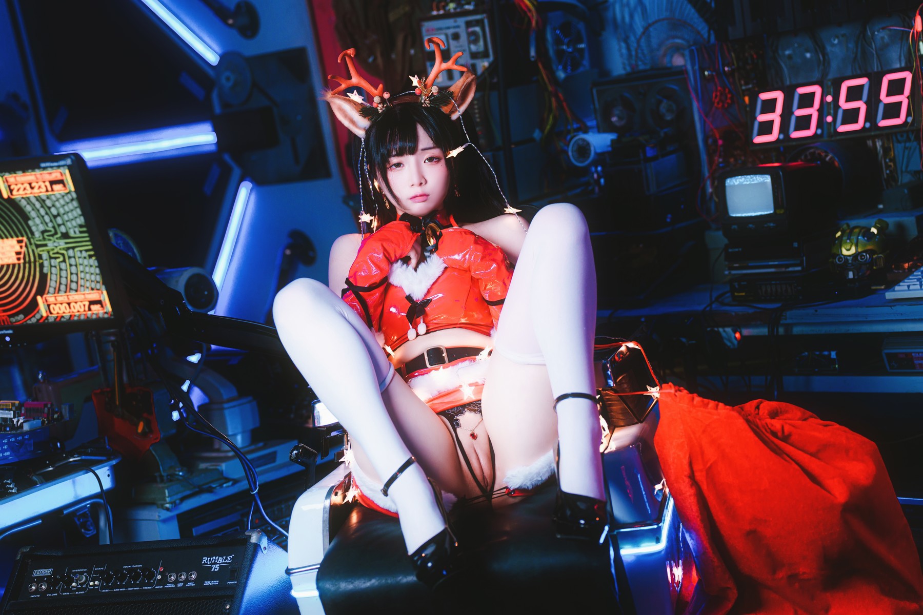 Cosplay 落落Raku Dear Deer ☆ 10