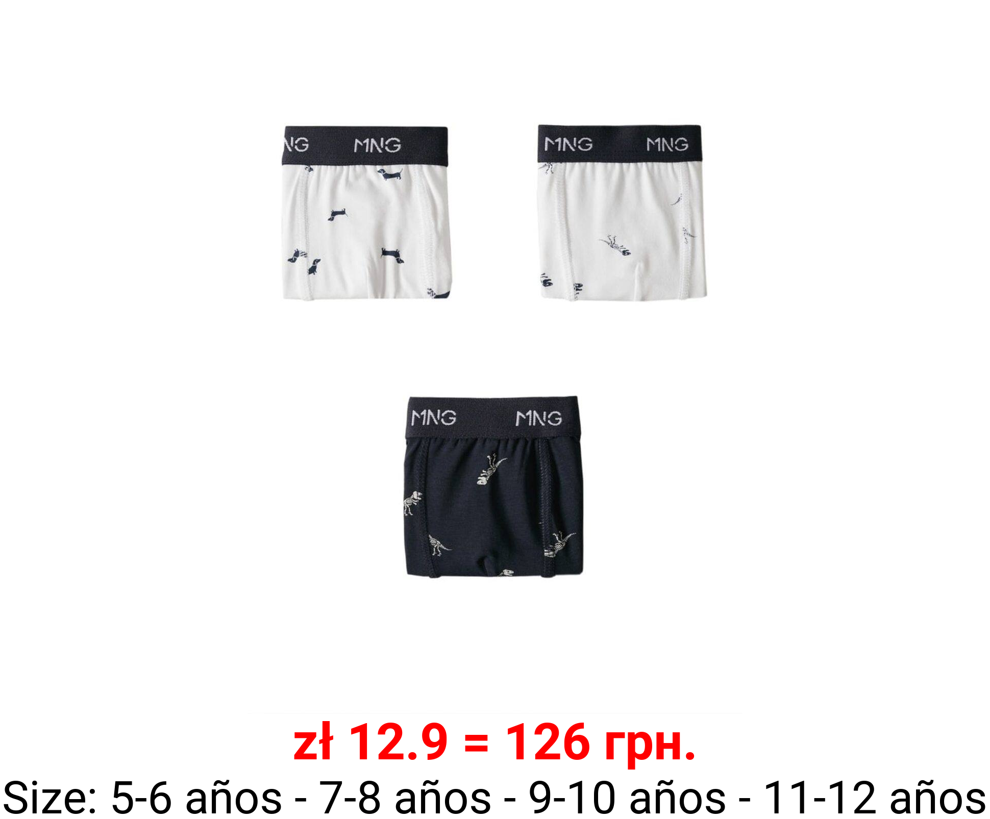 Pack 3 bóxers estampados