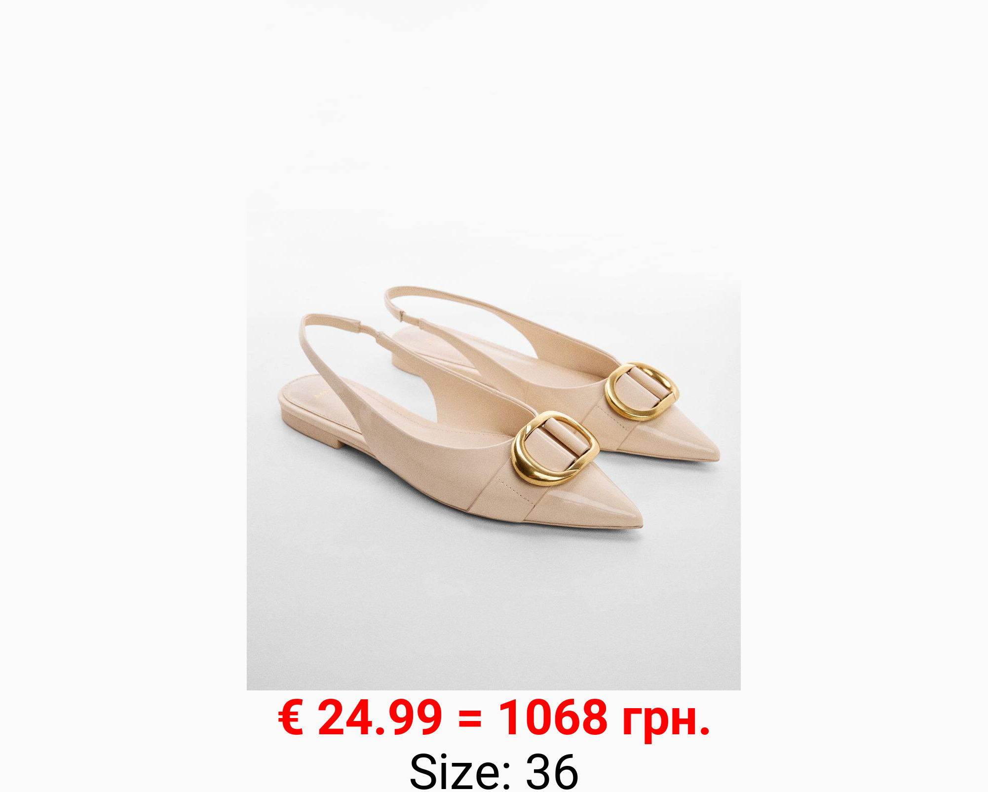 Zapato destalonado charol