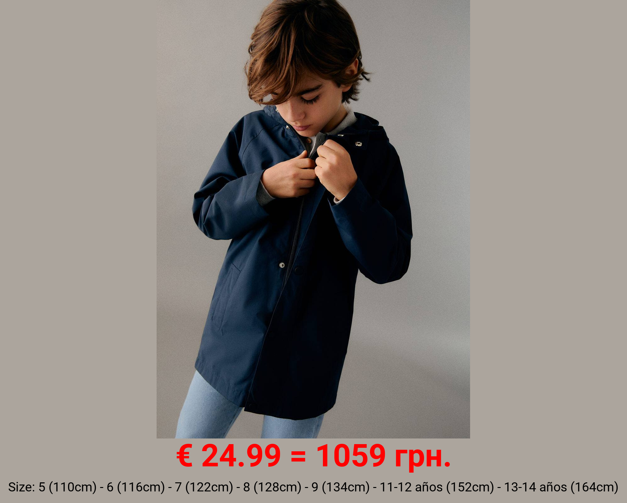 Parka algodón capucha