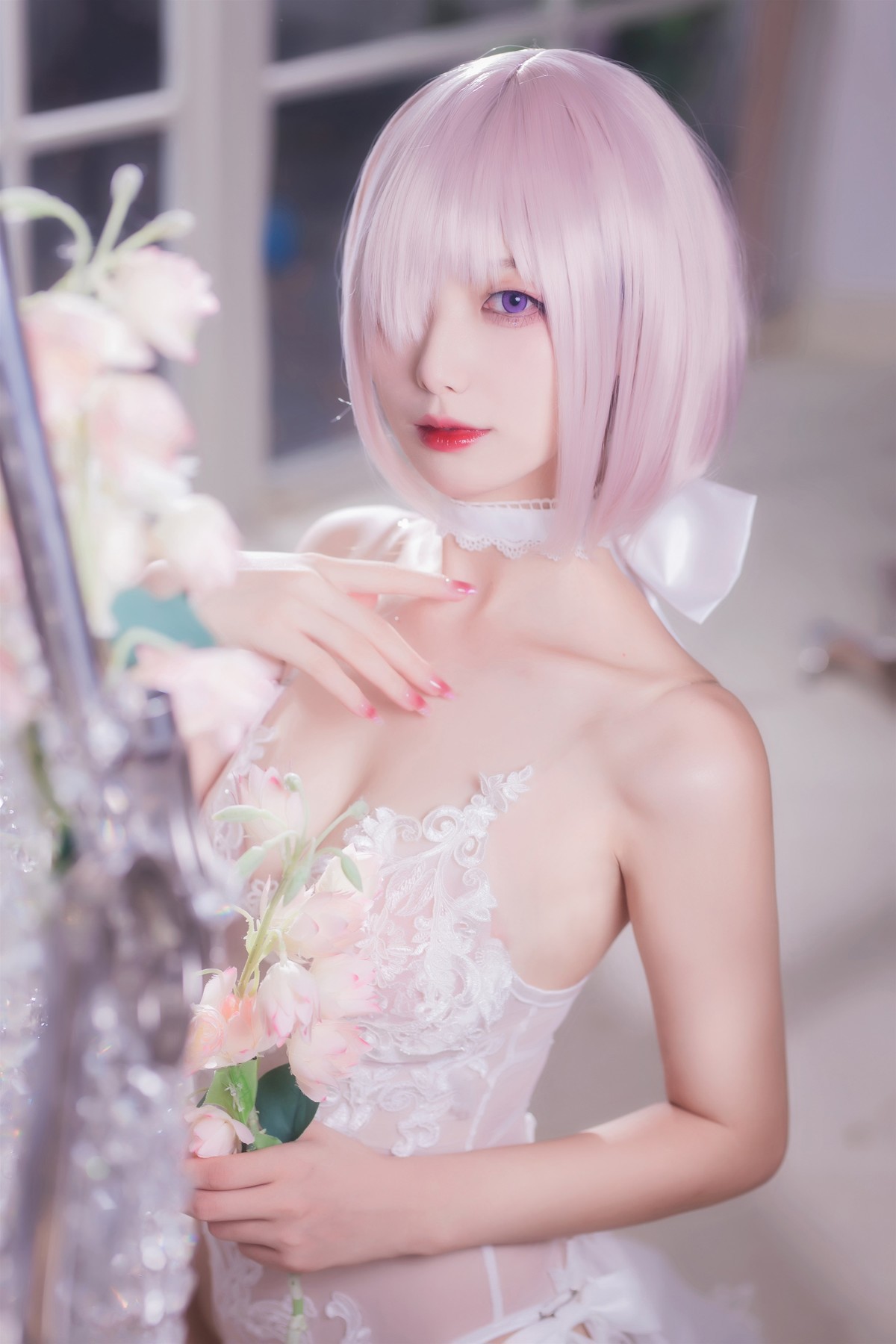Cosplay 封疆疆 婚纱玛修 Wedding Dress 15