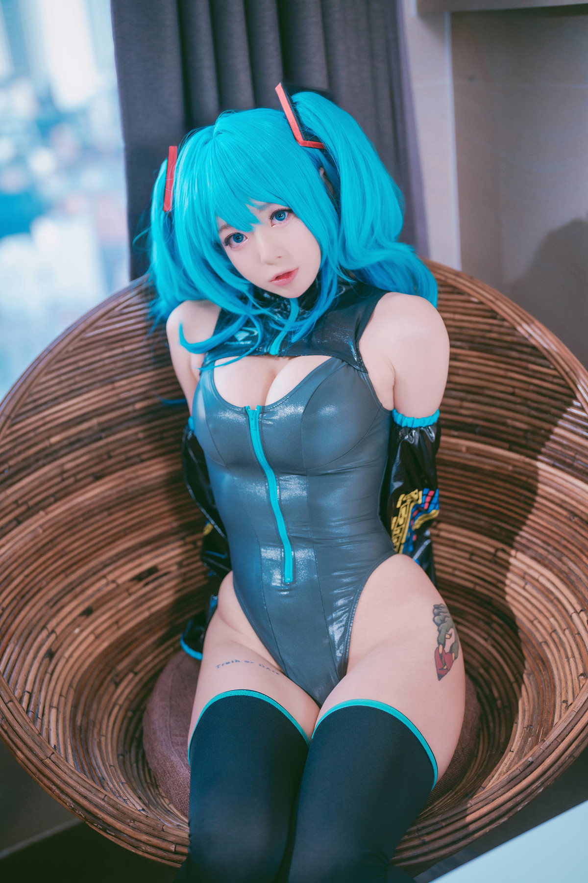 Cosplay Maruemon 마루에몽 Plug Me In Miku Set.02 35