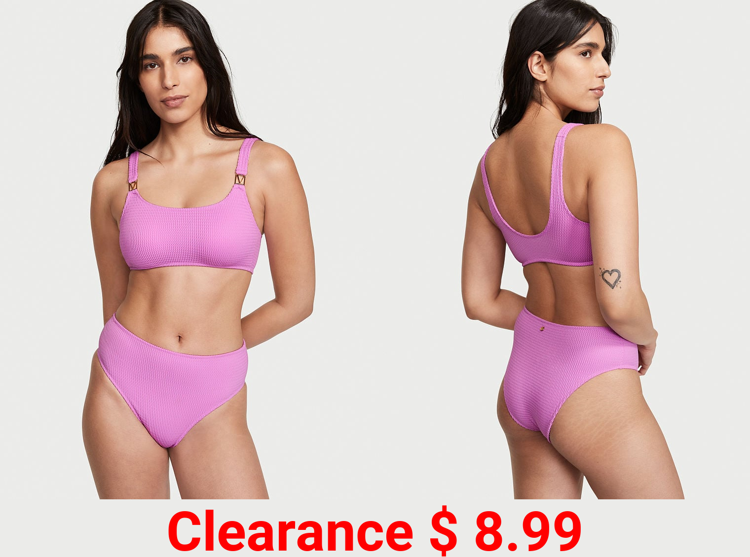 The Wave Scoop Swim Top