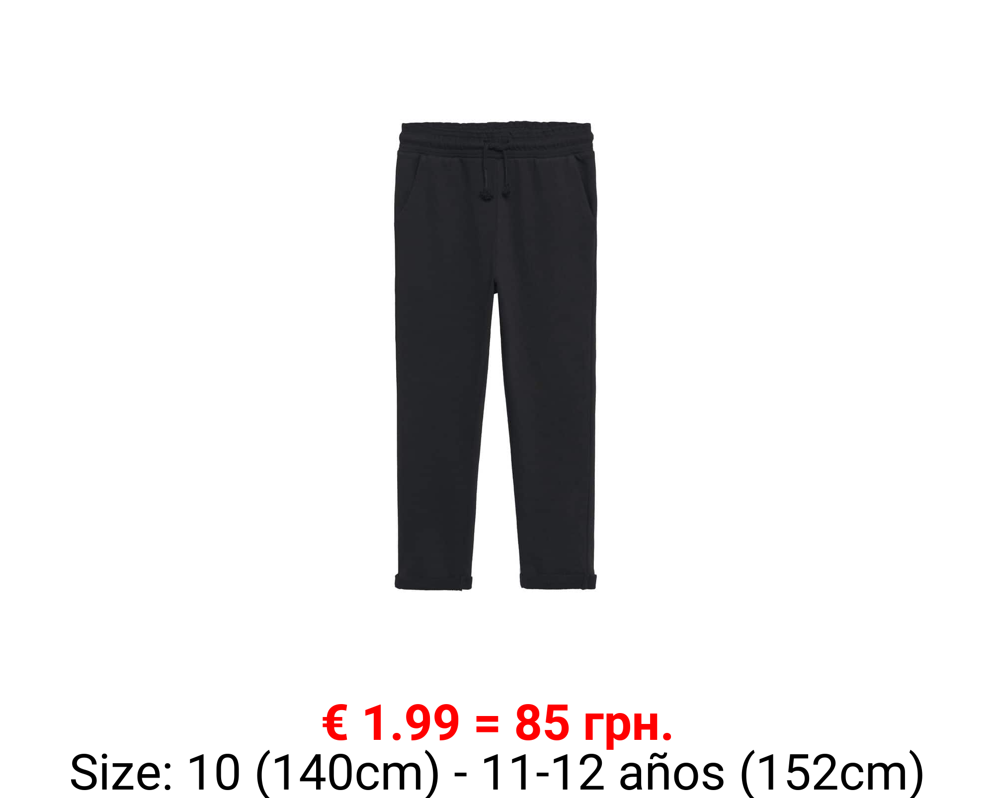 Pantalón jogger algodón