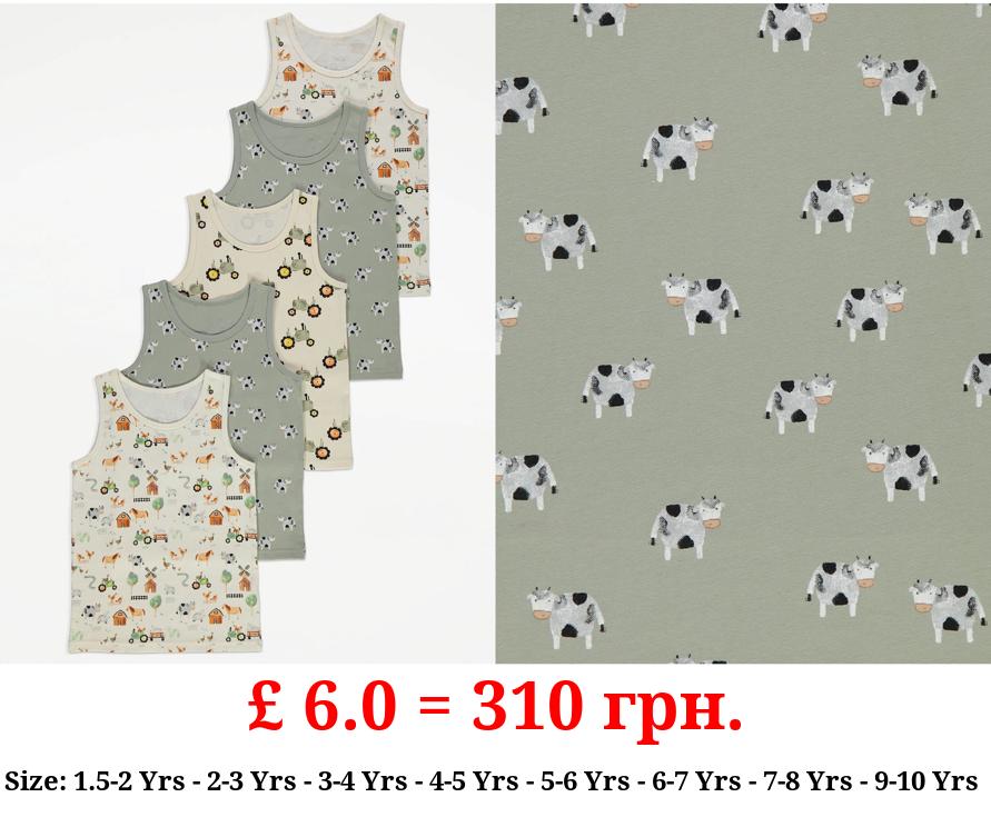 Farm Animal Vests 5 Pack
