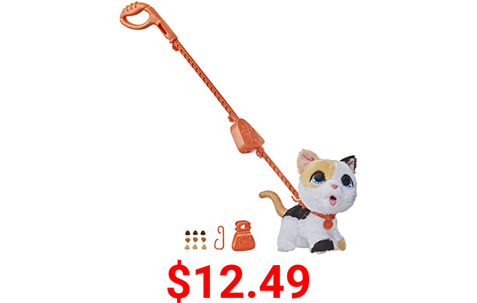 FurReal Poopalots Big Wags Interactive Pet Toy, Connectible Leash System, Ages 4 and Up