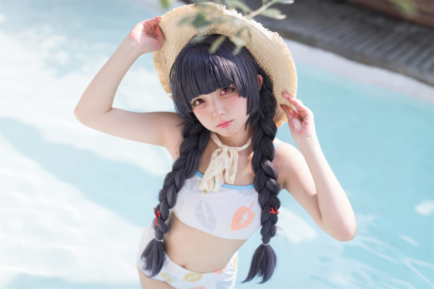 Cosplay 花铃 碧蓝档案 美游泳装 6