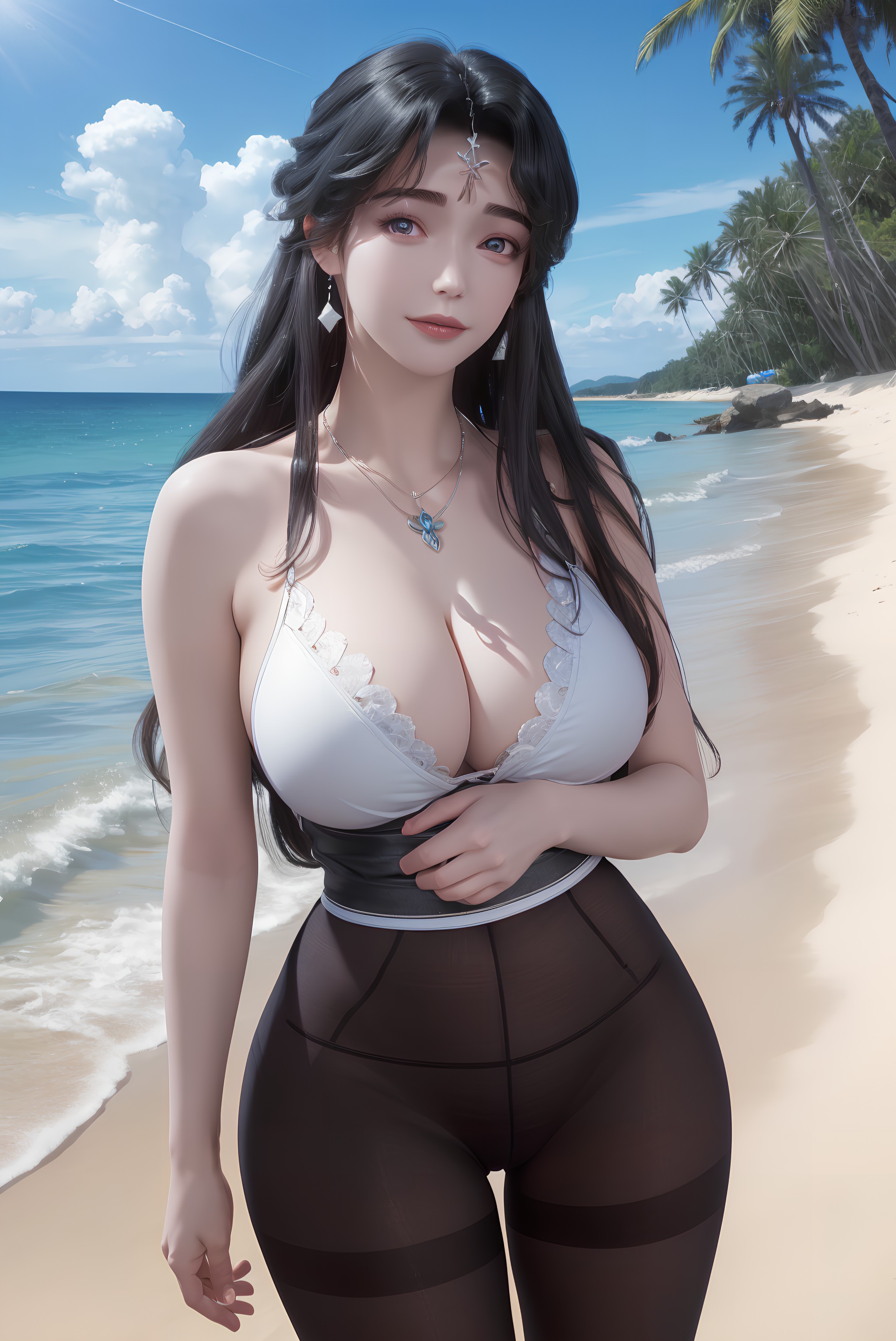图片[73]-仙逆 周紫虹 海边内衣写真-六色网