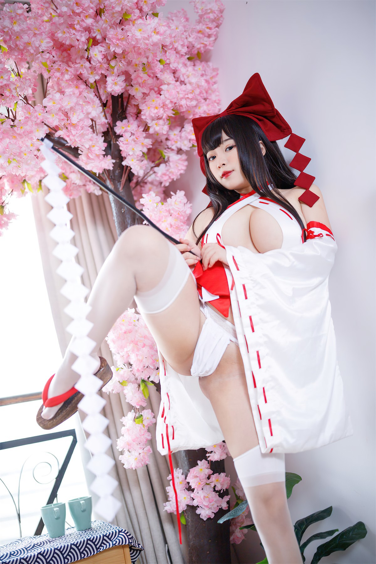 Cosplay 胡桃猫Kurumineko 欲望神社巫 37