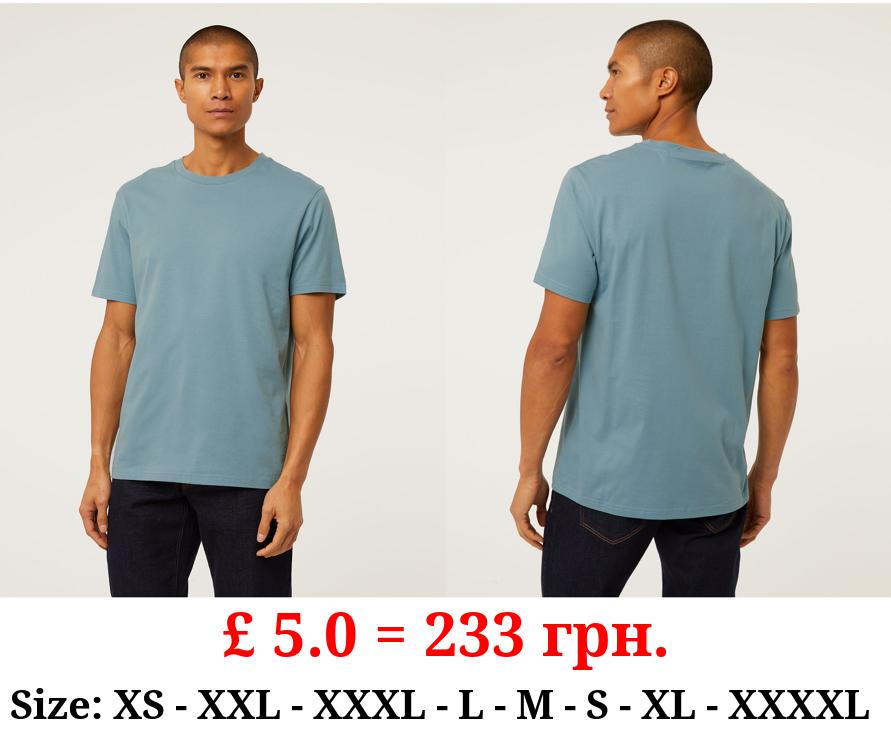 Teal Crew Neck T-Shirt