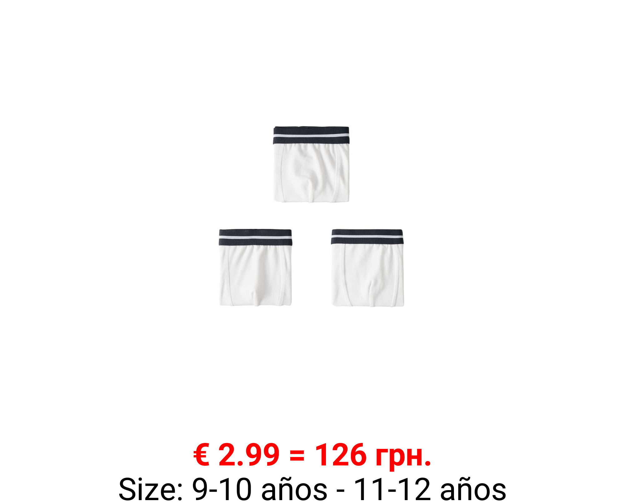 Pack 3 bóxers