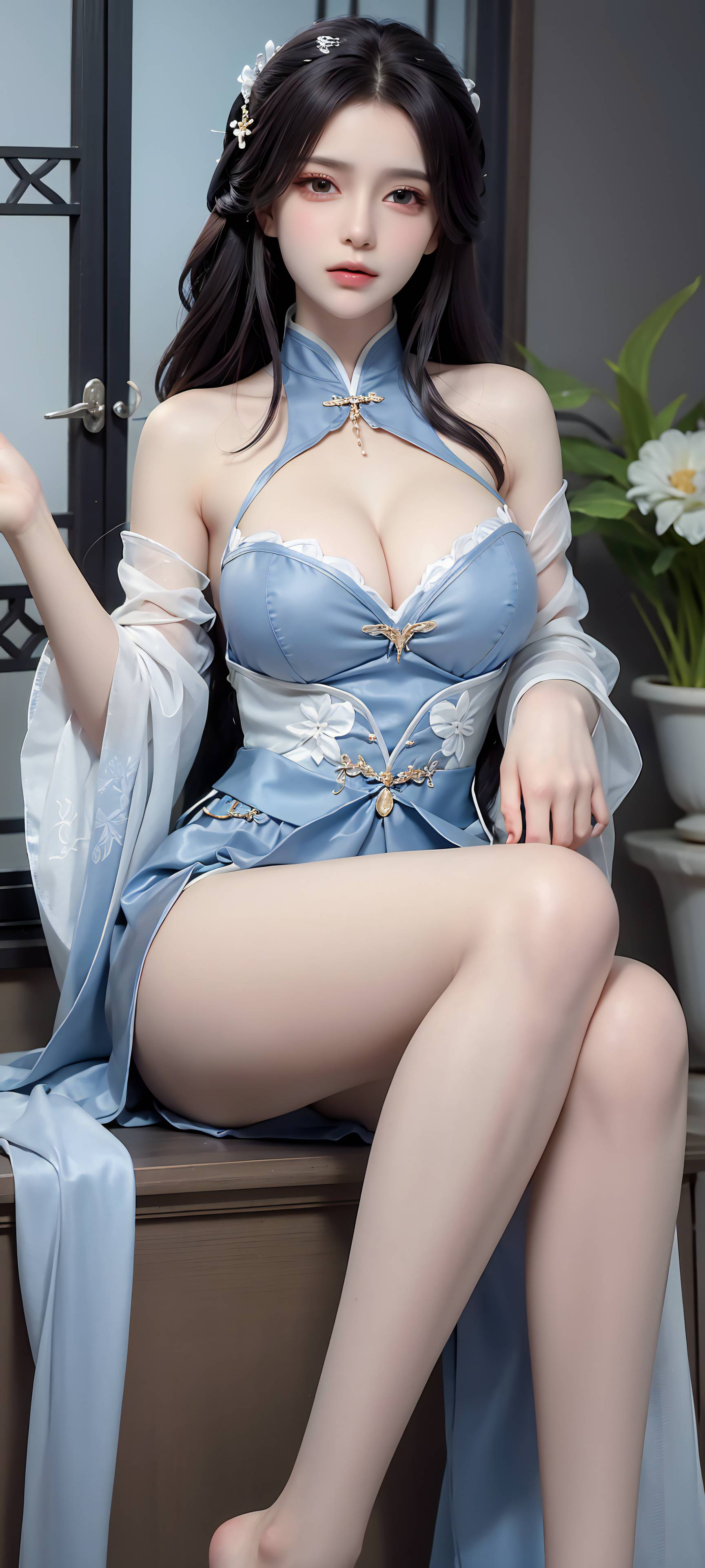图片[69]-蓝色裙摆0401-六色网