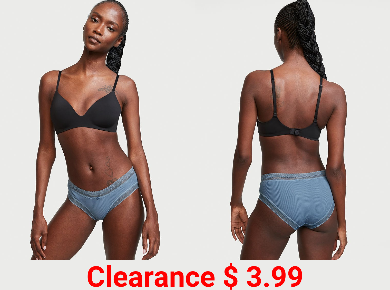 Ribbed Cotton Hiphugger Panty