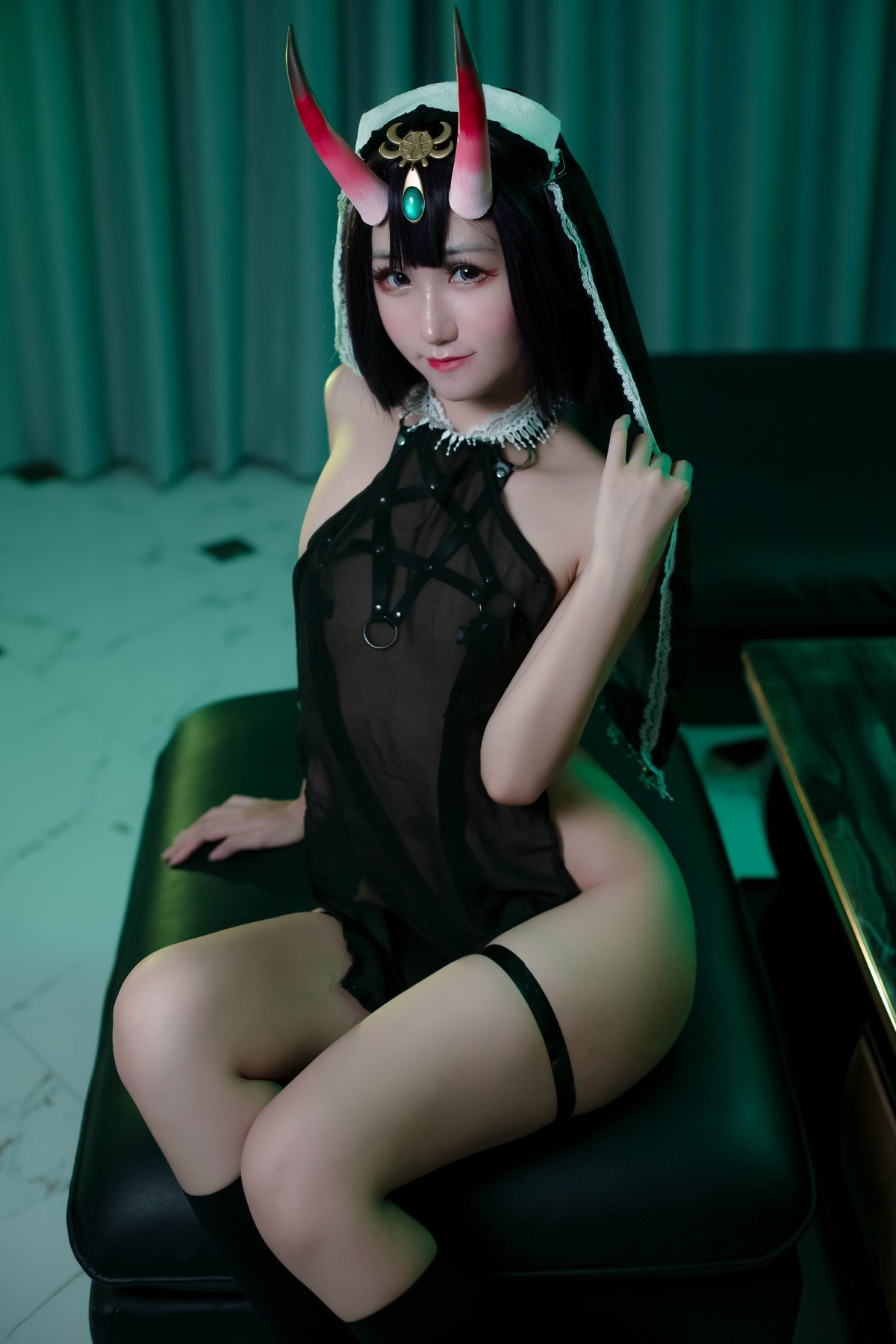 Cosplay KuukoW クー子 Shuten Oni Lingerie 1